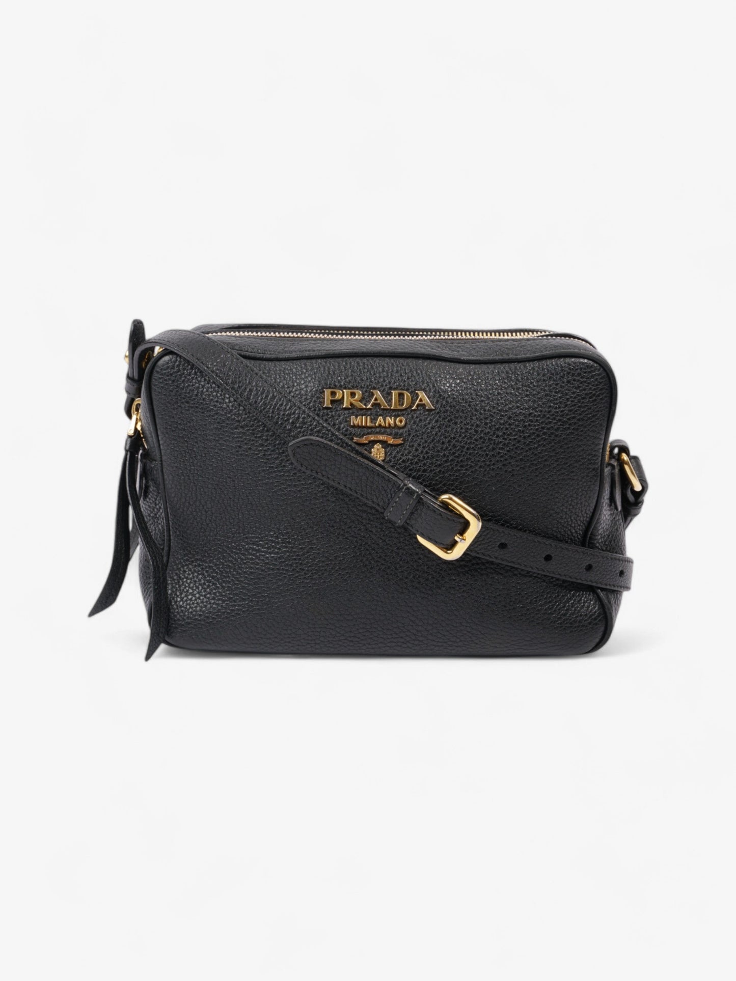Prada Camera Bag Black Saffiano Leather