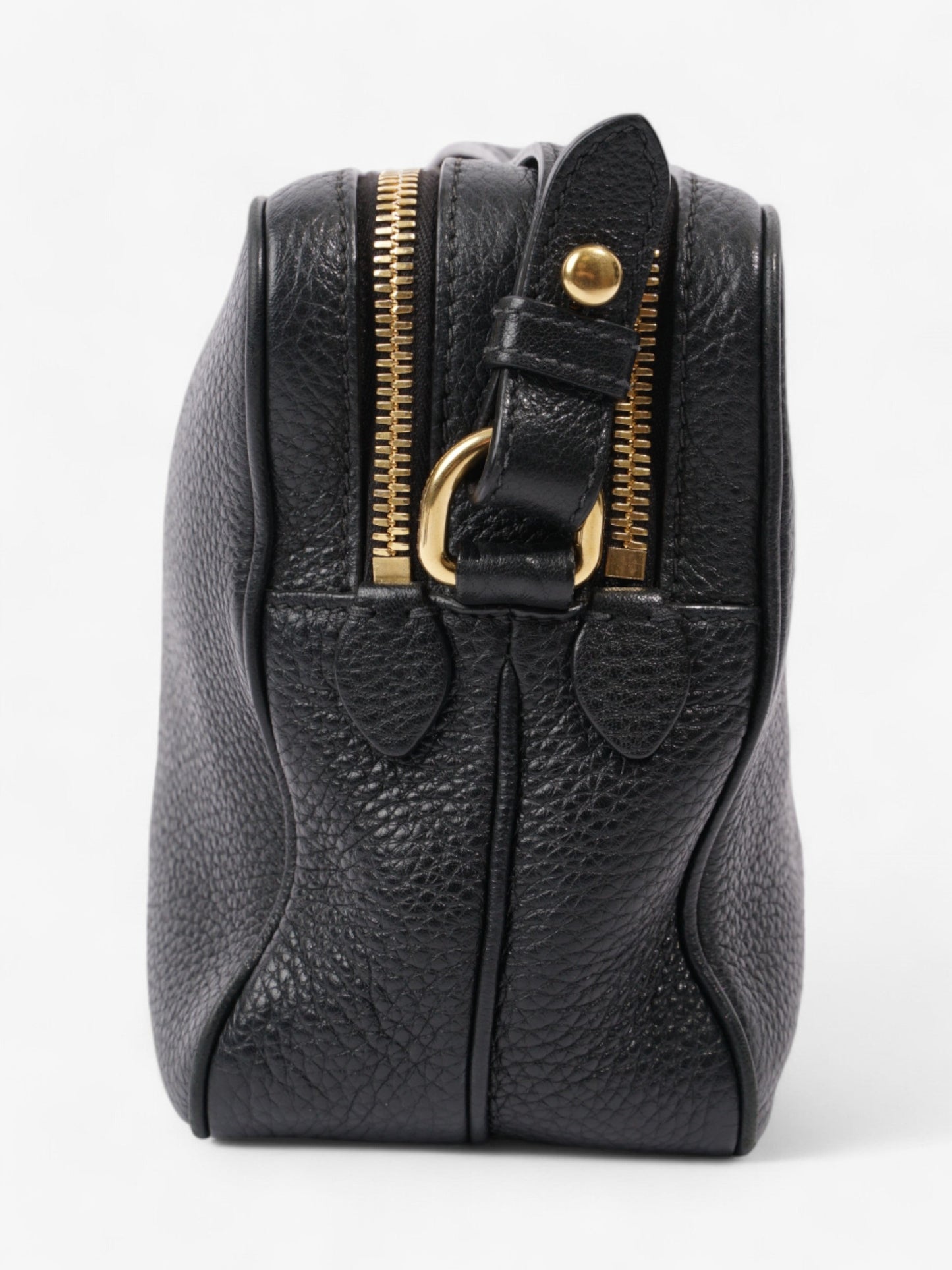 Prada Camera Bag Black Saffiano Leather