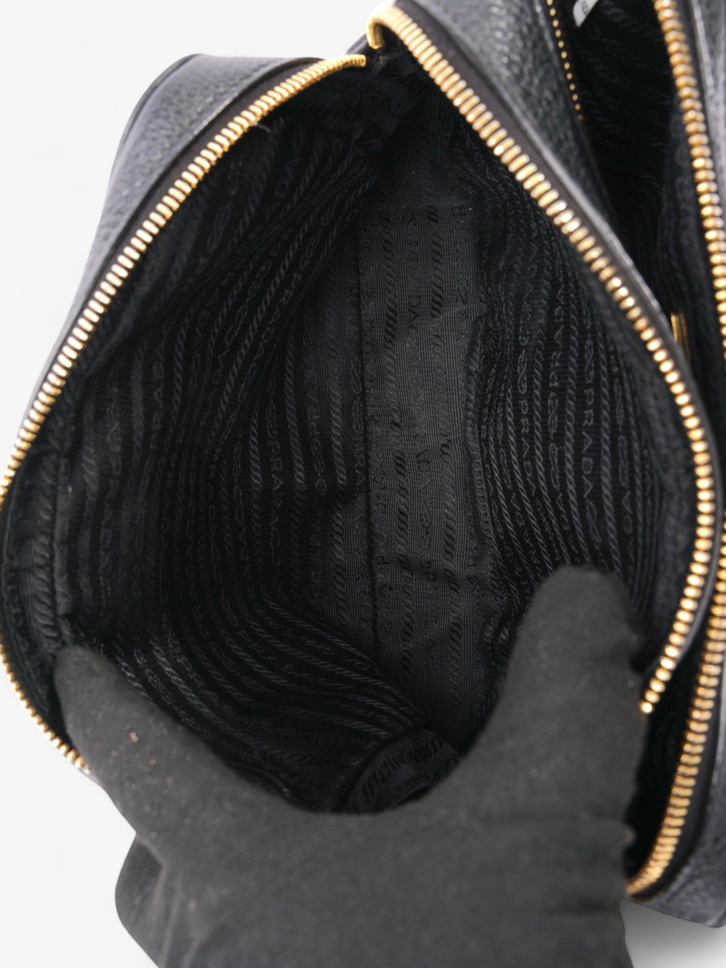Prada Camera Bag Black Saffiano Leather