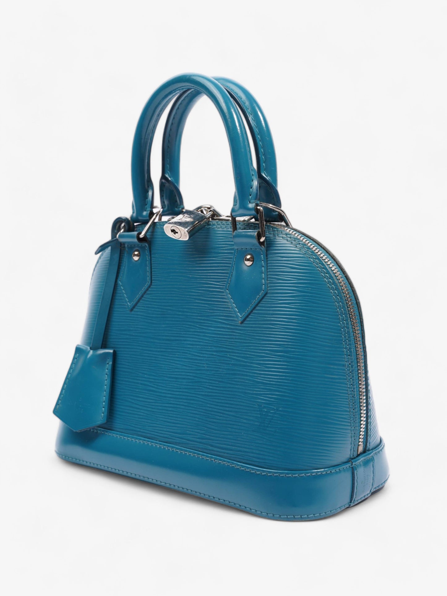 Louis Vuitton Alma BB Cyan Blue Epi Leather