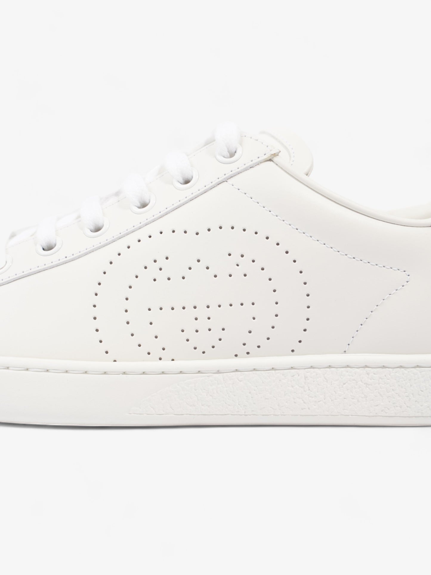 Gucci Ace Interlocking G Sneakers White / Pink Leather EU 38.5 UK 5.5