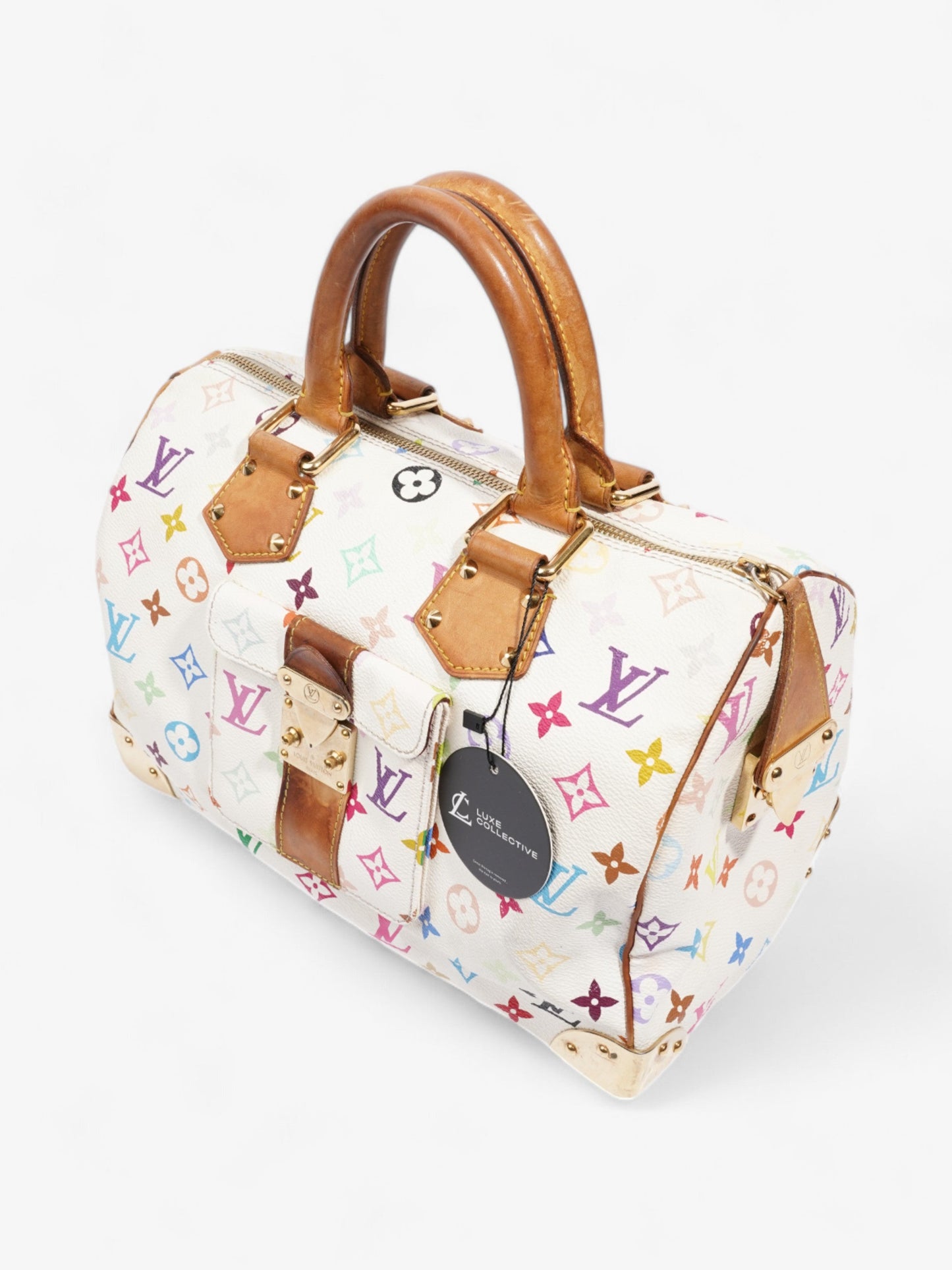 Louis Vuitton Murakami Speedy Monogram Multicolour / White Canvas 30