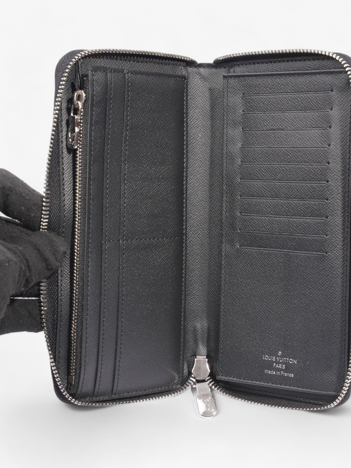 Louis Vuitton Zippy Wallet Damier Graphite Coated Canvas