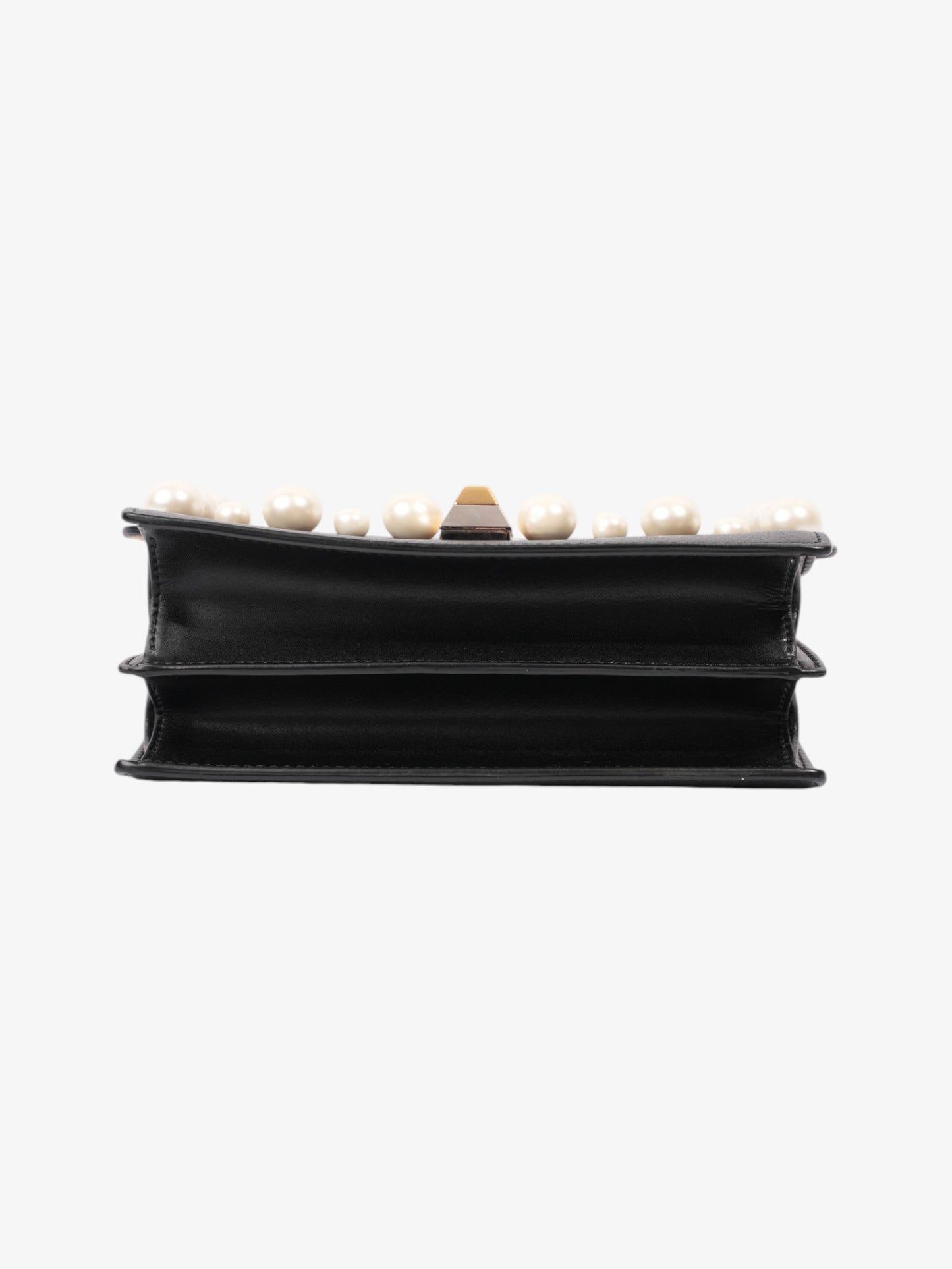 Fendi Kan I Black Leather Small