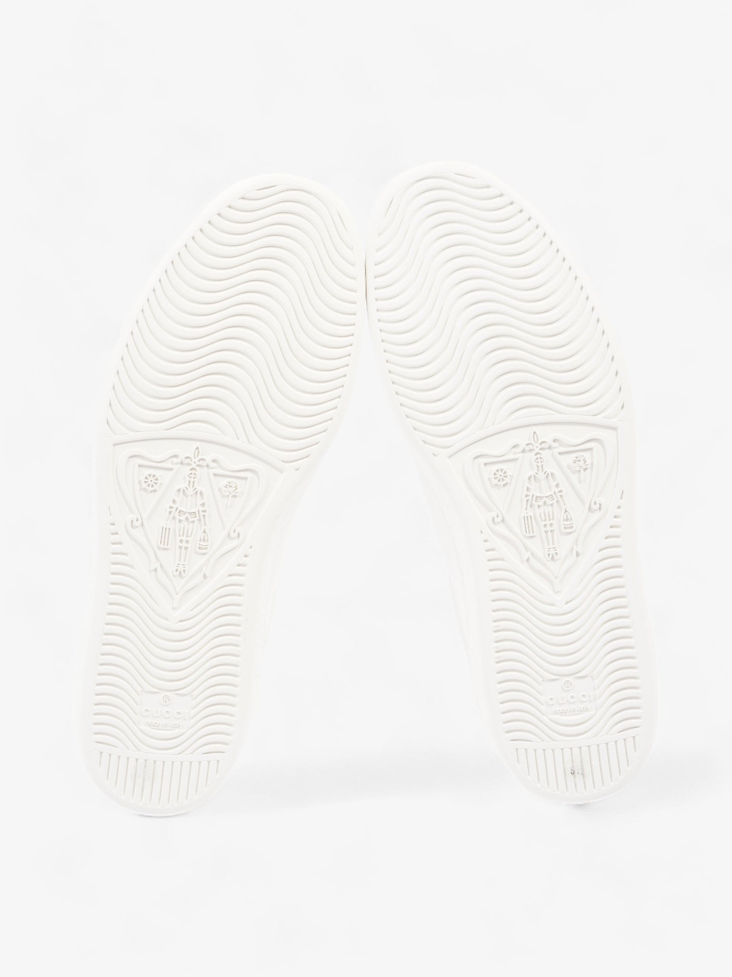 Gucci Interlocking G Sneaker White Leather EU 43.5 UK 9.5