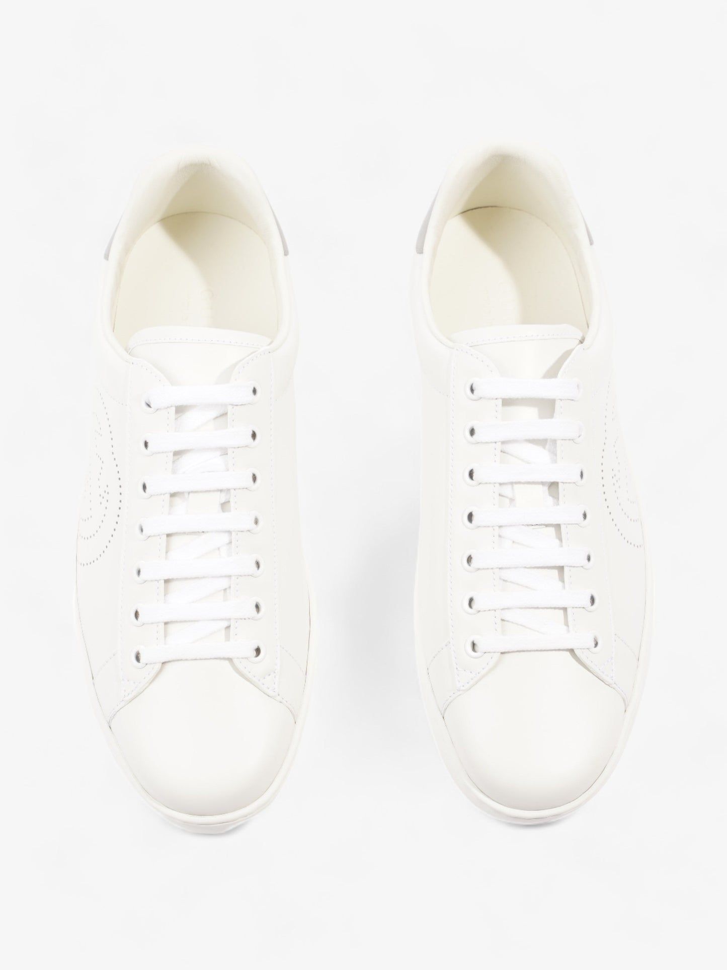 Gucci Interlocking G Sneaker White Leather EU 43.5 UK 9.5
