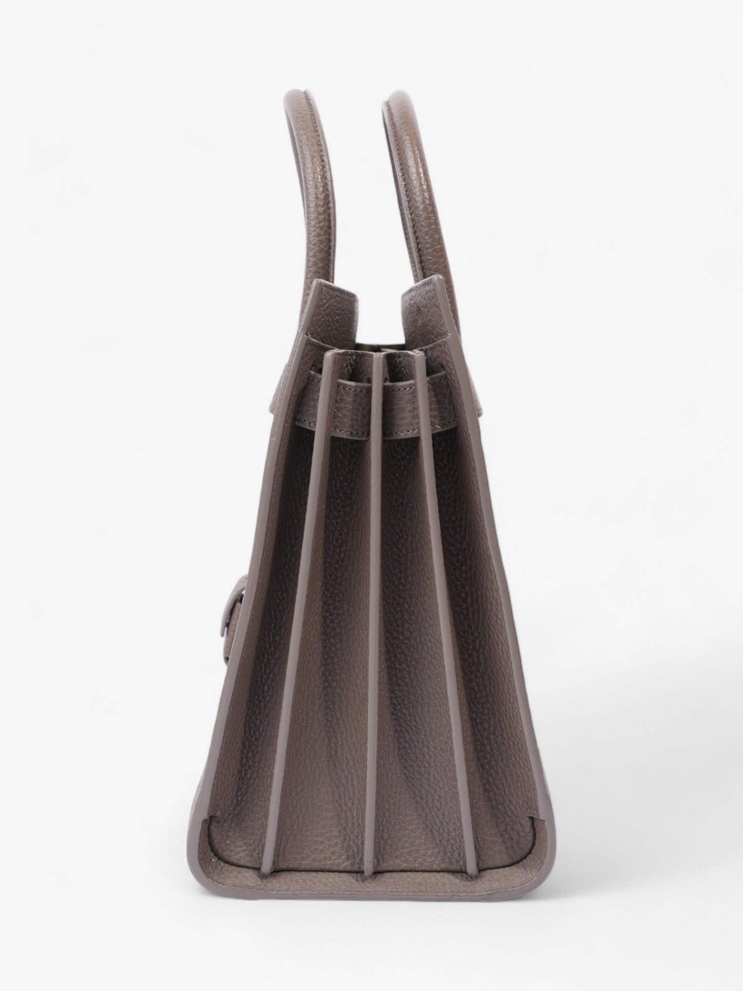 Saint Laurent Sac De Jour Grey Grained Leather Small