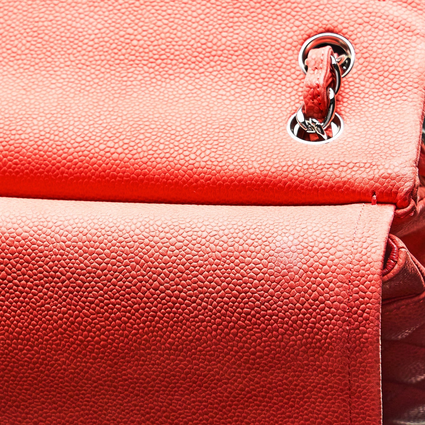Chanel Caviar Classic Jumbo Pink