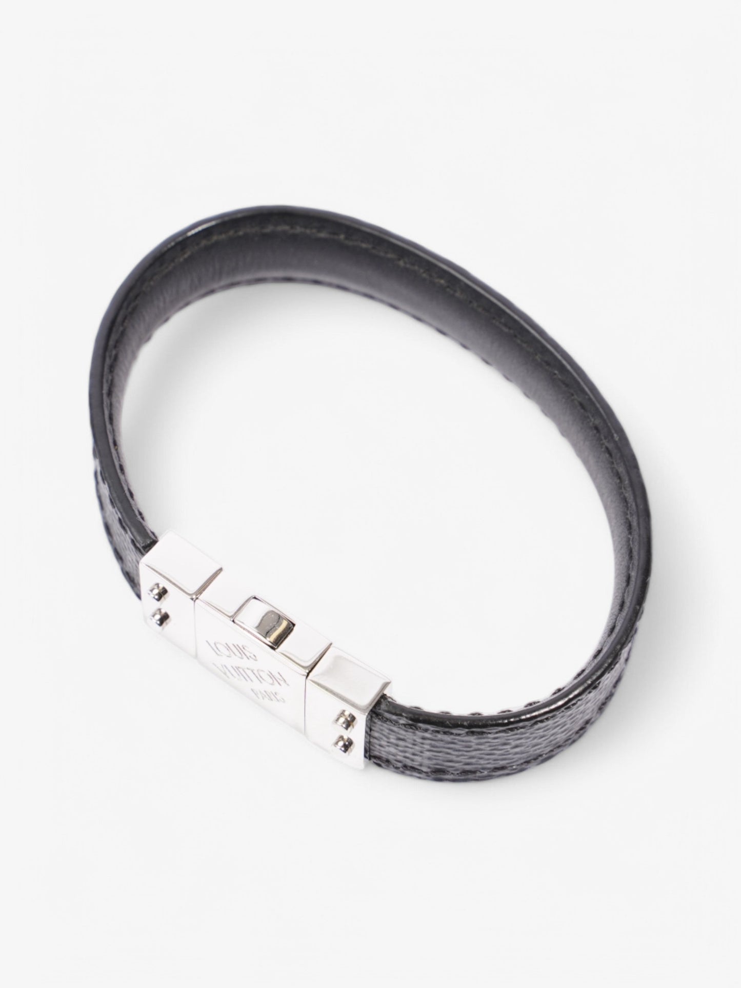Louis Vuitton Check It Reversible Bracelet Damier Graphite Coated Canvas 19