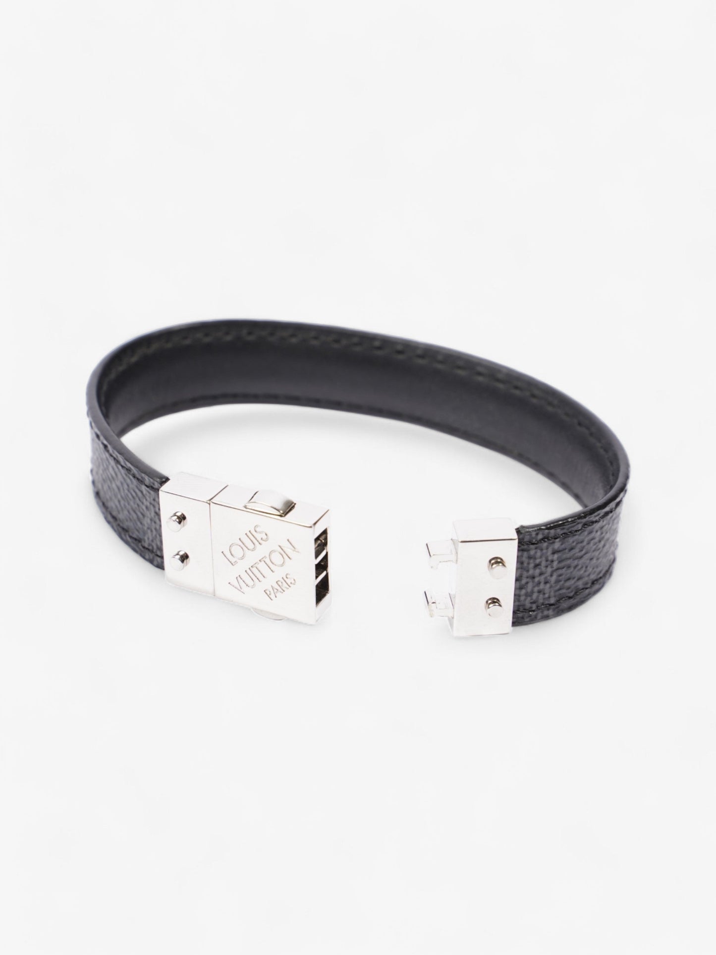 Louis Vuitton Check It Reversible Bracelet Damier Graphite Coated Canvas 19