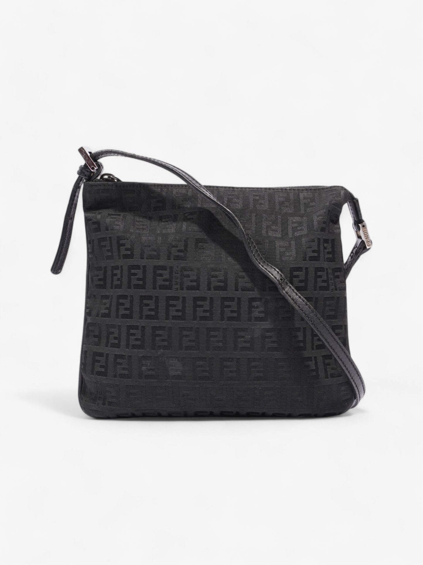 Fendi FF Zucchino Black Canvas