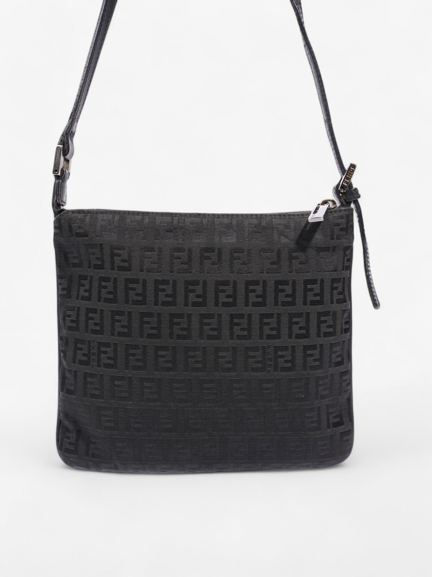 Fendi FF Zucchino Black Canvas
