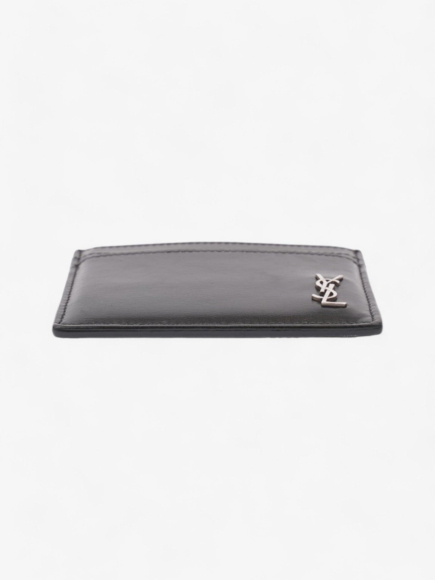 Saint Laurent Monogram Card Holder Black Leather