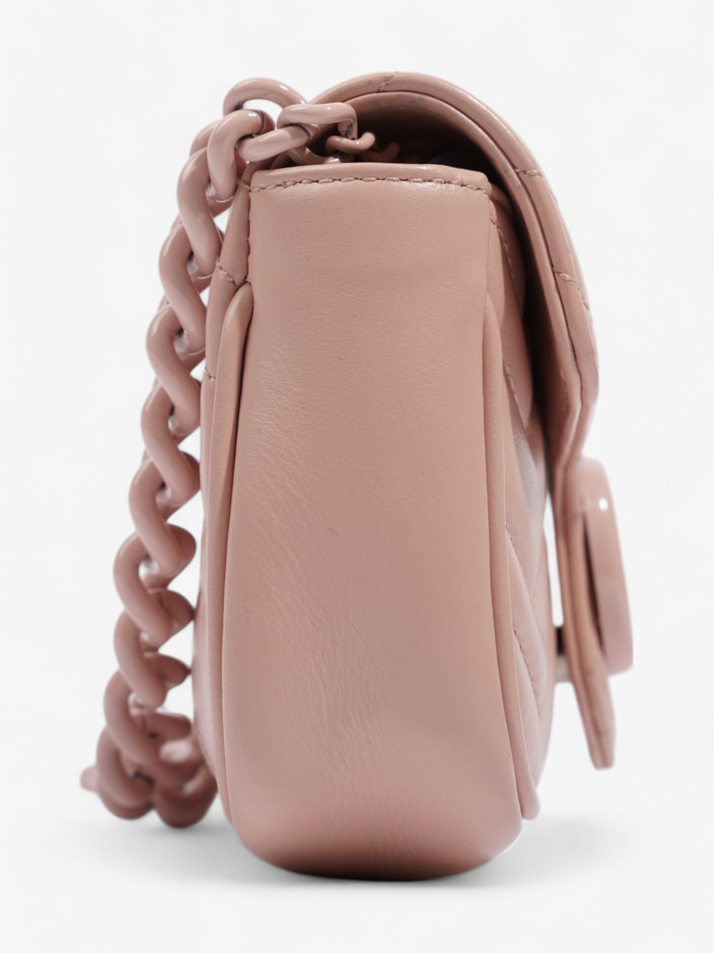 Gucci GG Marmont Belt Bag Baby Pink Matelasse Leather