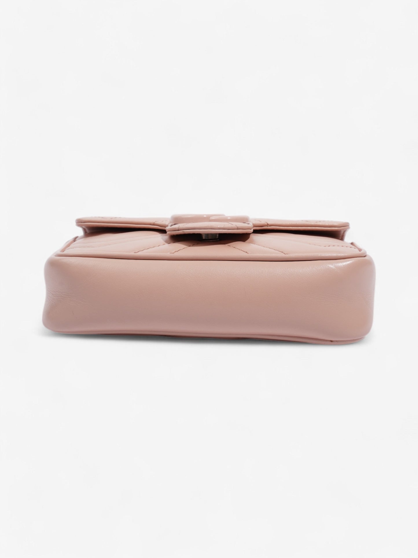 Gucci GG Marmont Belt Bag Baby Pink Matelasse Leather