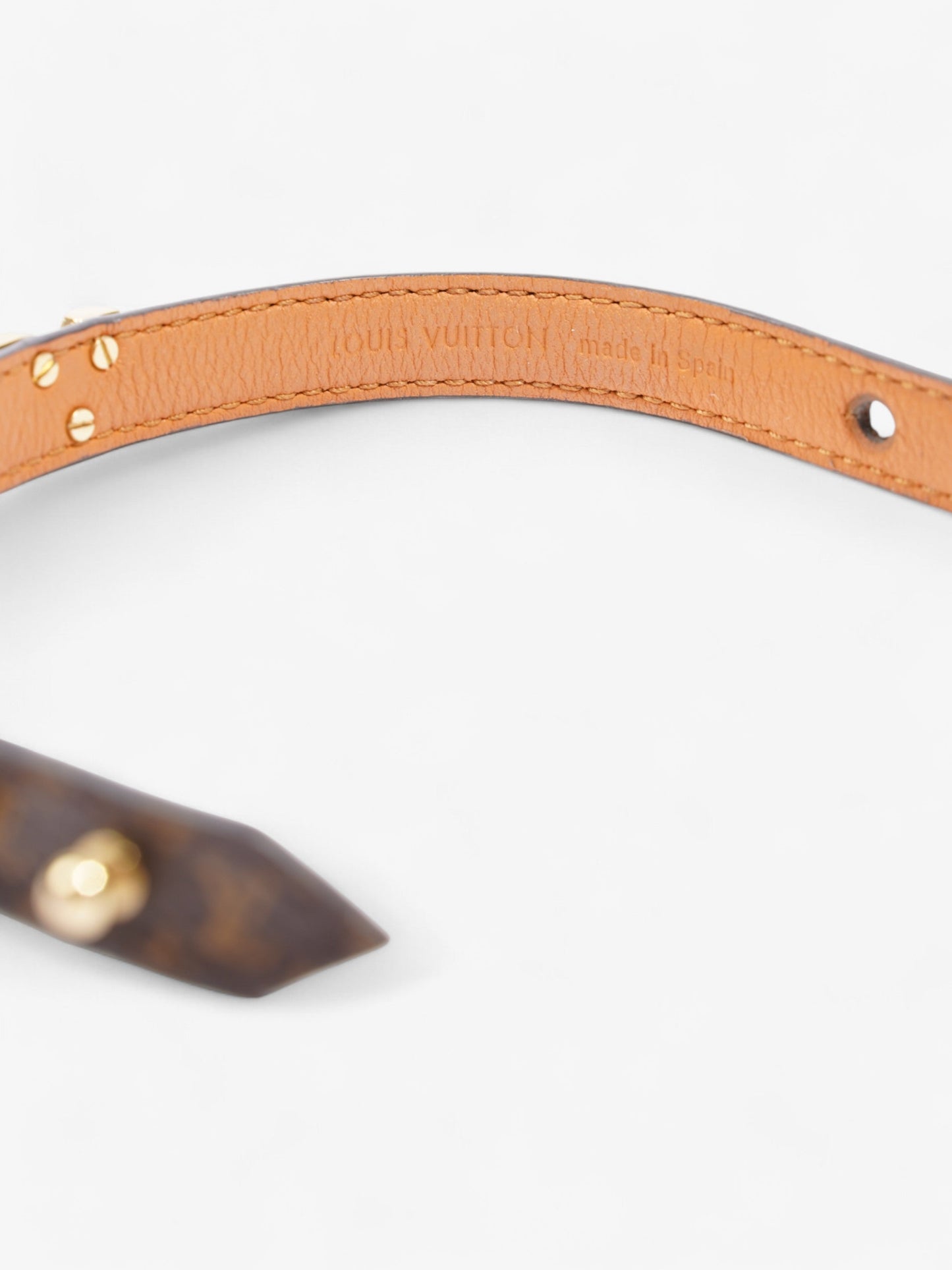 Louis Vuitton Essential V Bracelet Monogram / Gold Canvas 19