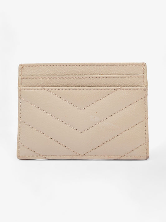 Saint Laurent Card Case Dusty Grey Lambskin Leather