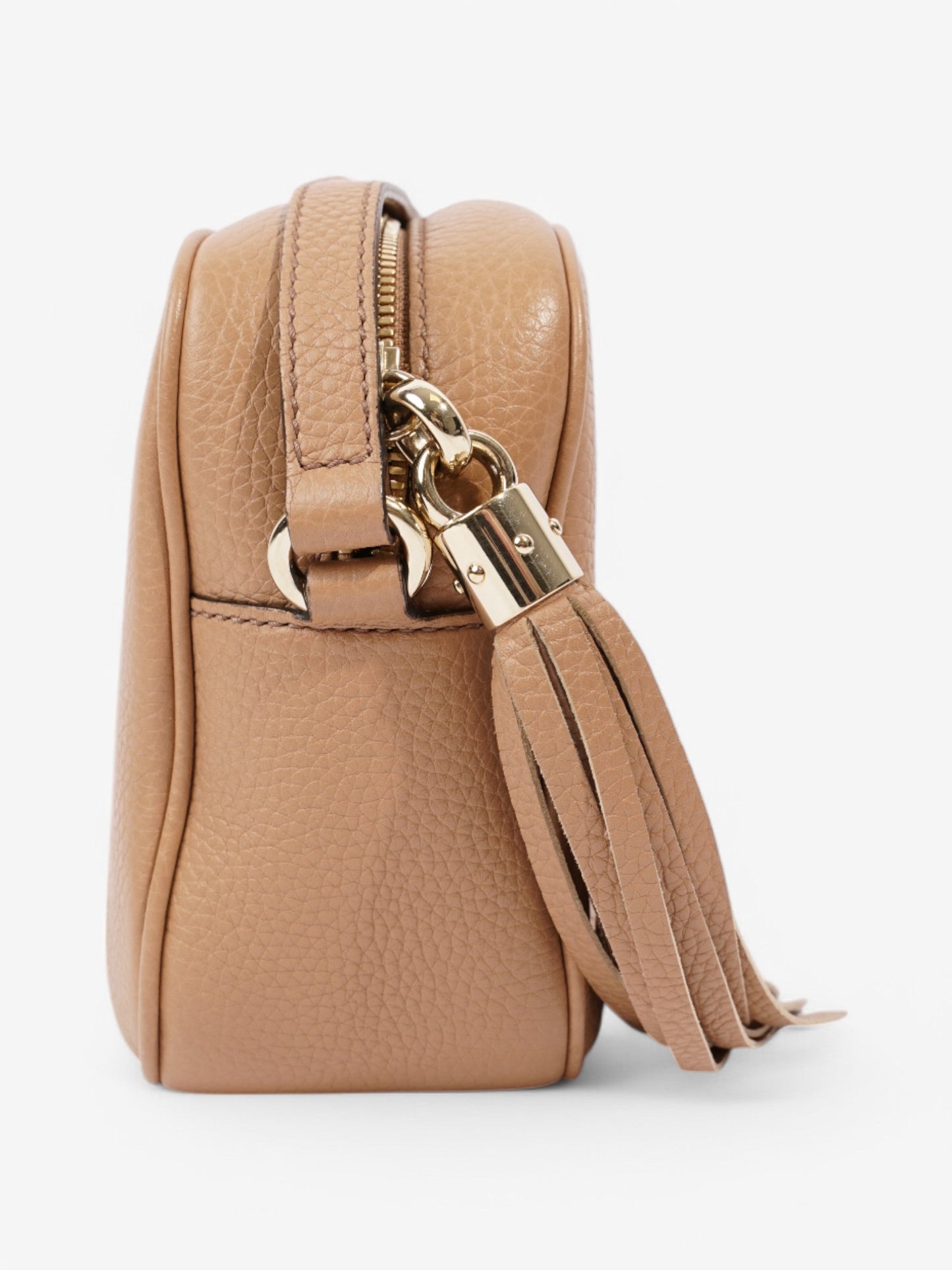 Gucci Soho Disco Bag Beige Calfskin Leather Small