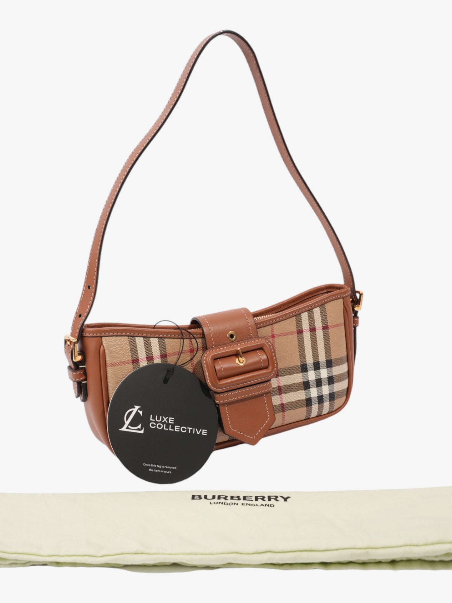 Burberry Sling Bag Vintage Check / Briar Brown Canvas