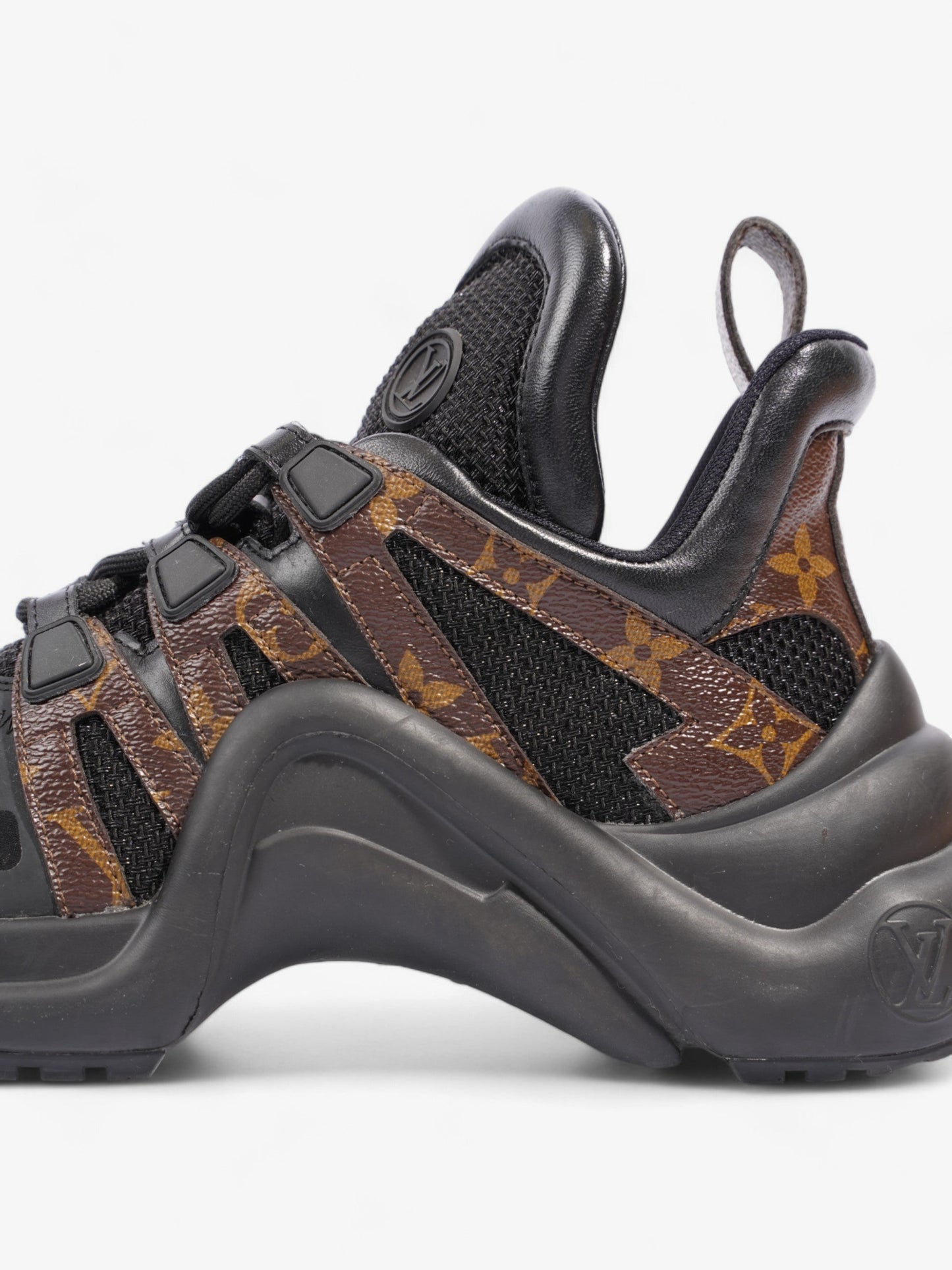 Louis Vuitton Archlight Sneakers Black / Brown Monogram Coated Canvas EU 37 UK 4