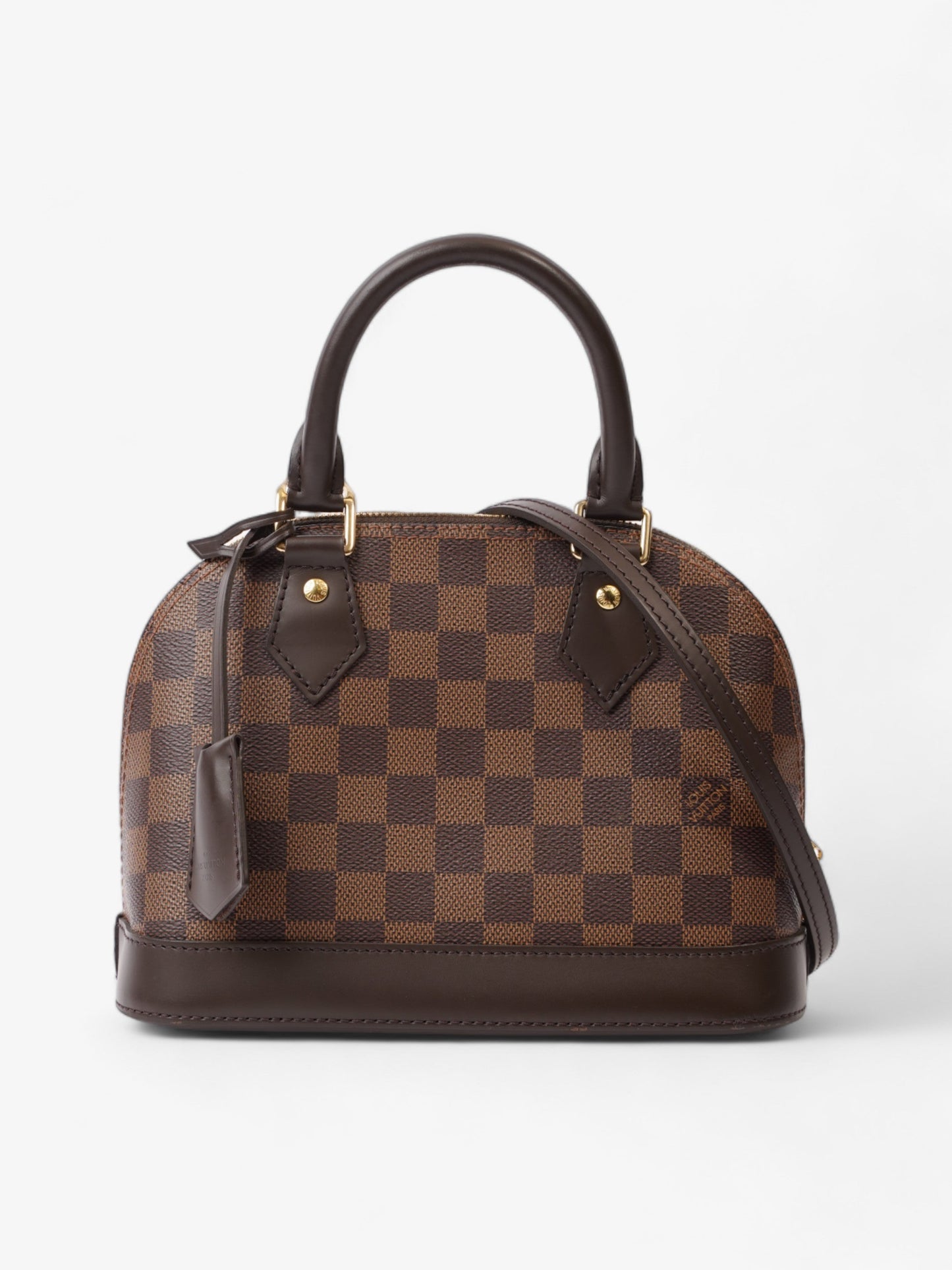 Louis Vuitton Alma Damier Ebene Coated Canvas BB