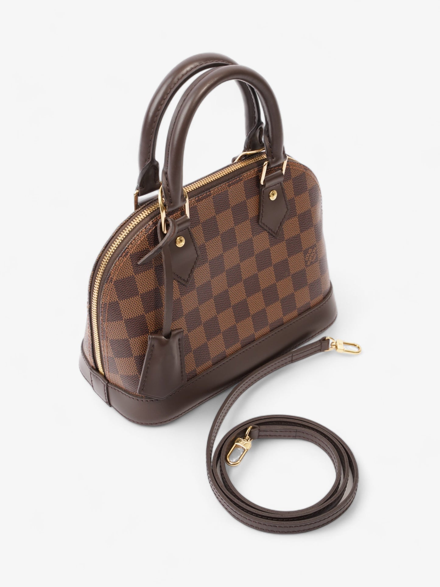 Louis Vuitton Alma Damier Ebene Coated Canvas BB
