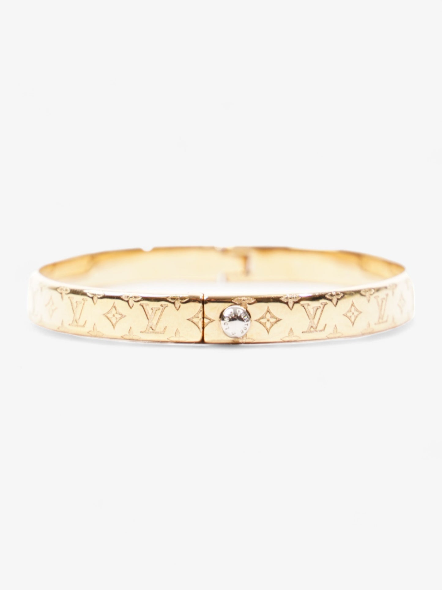 Louis Vuitton Nanogram Bracelet Gold Base Metal M