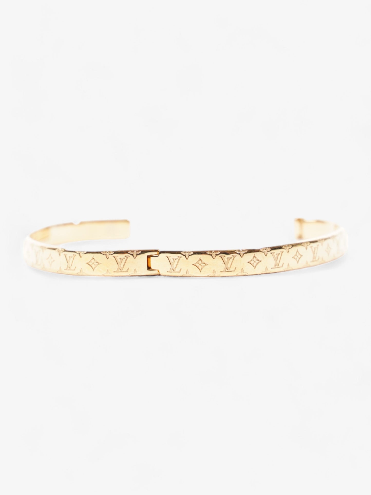 Louis Vuitton Nanogram Bracelet Gold Base Metal M