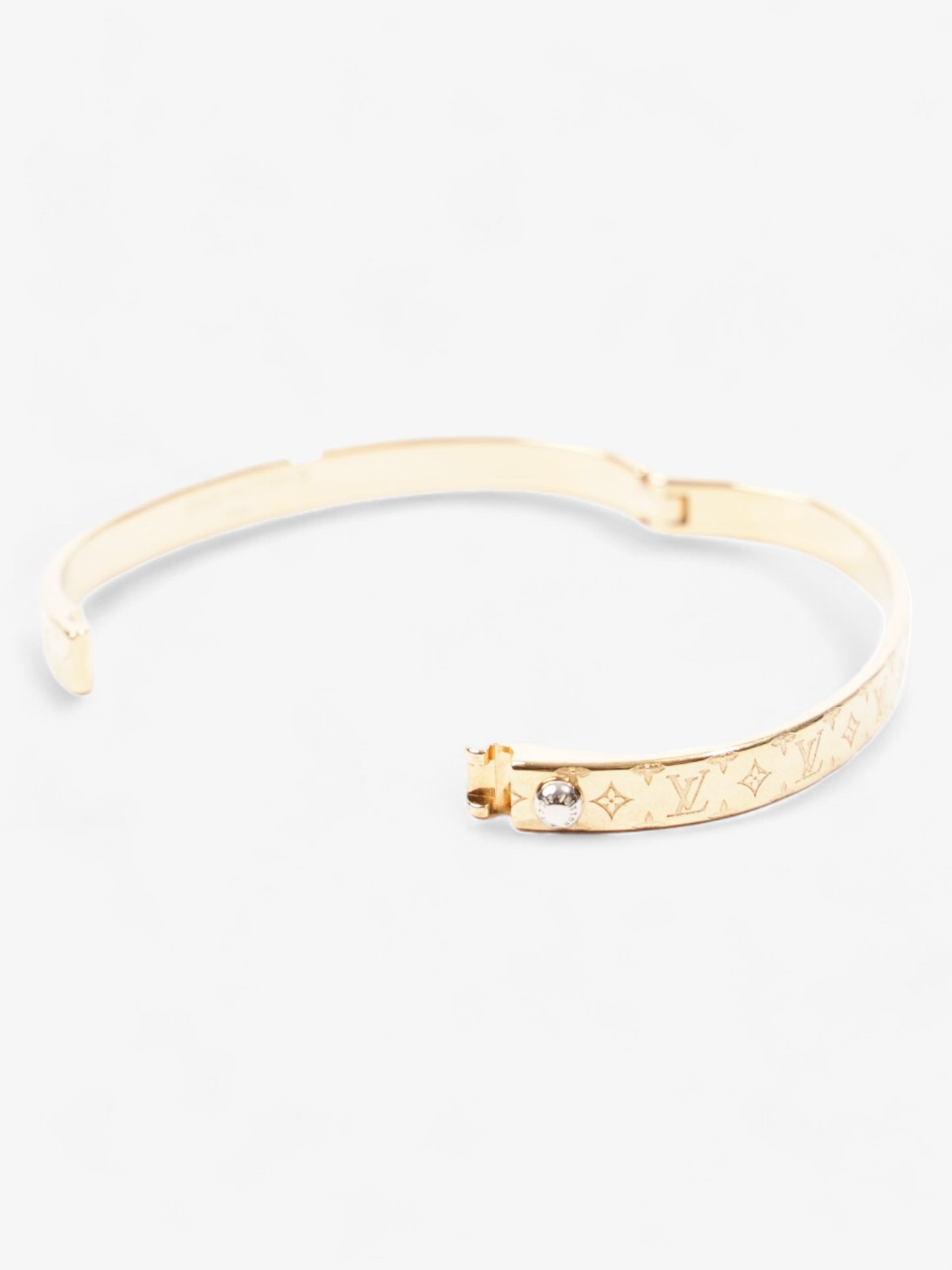 Louis Vuitton Nanogram Bracelet Gold Base Metal M
