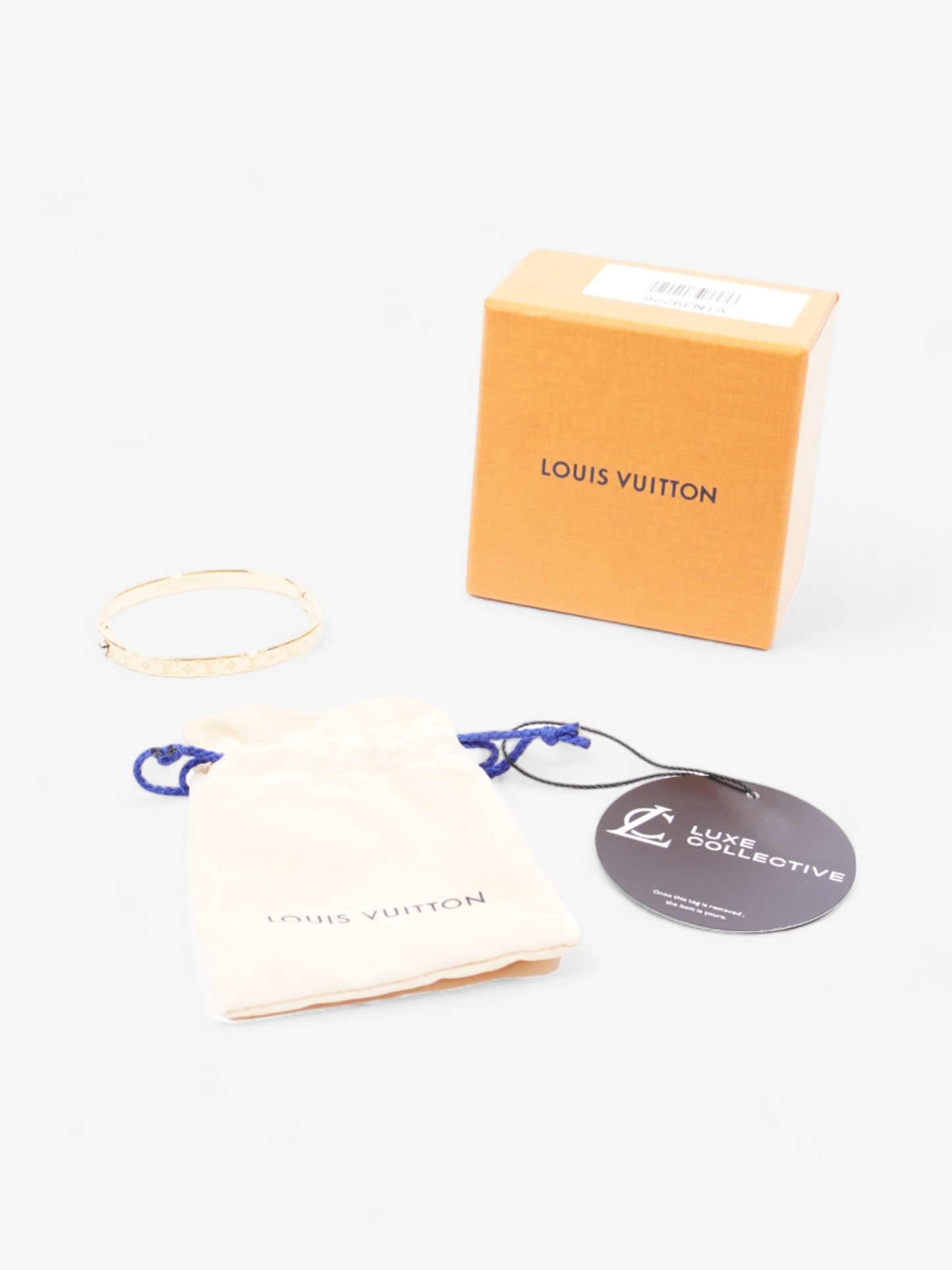 Louis Vuitton Nanogram Bracelet Gold Base Metal M
