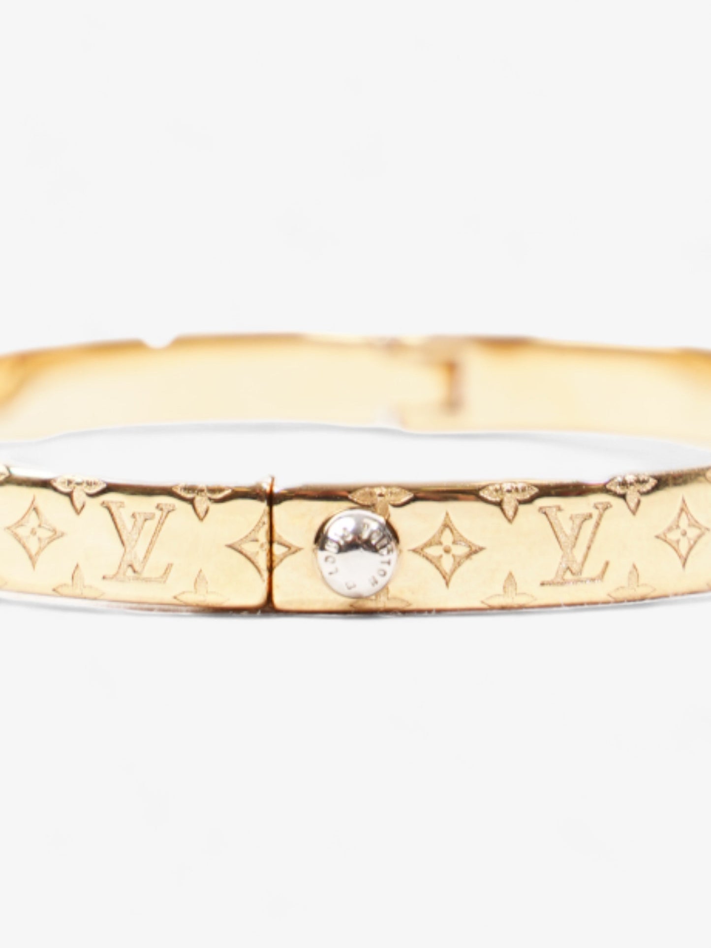 Louis Vuitton Nanogram Bracelet Gold Base Metal M