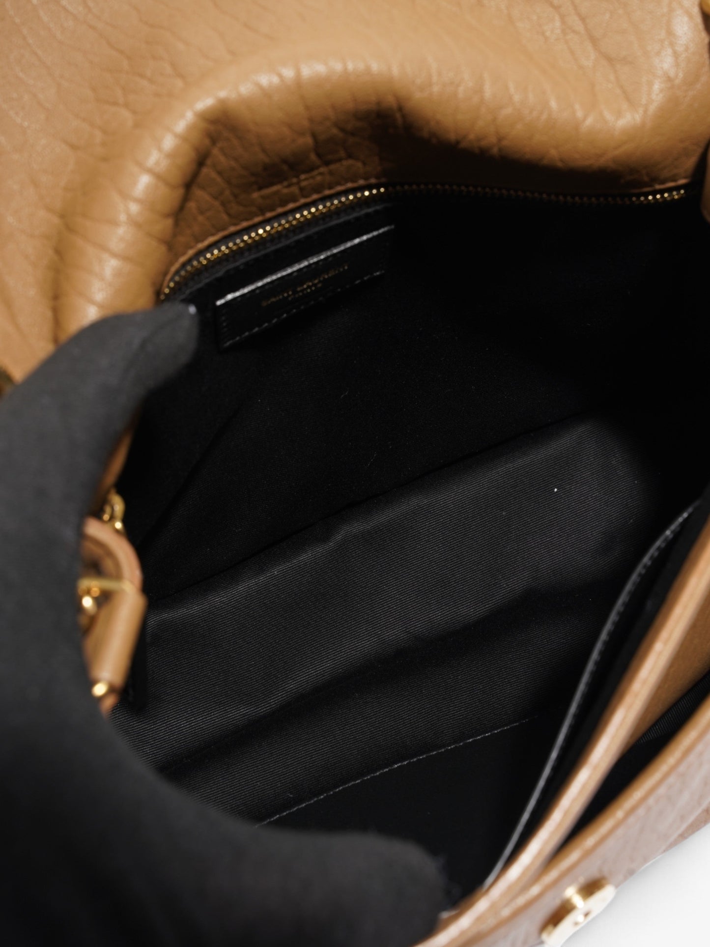 Saint Laurent Niki Dark Cork Lambskin Leather Medium