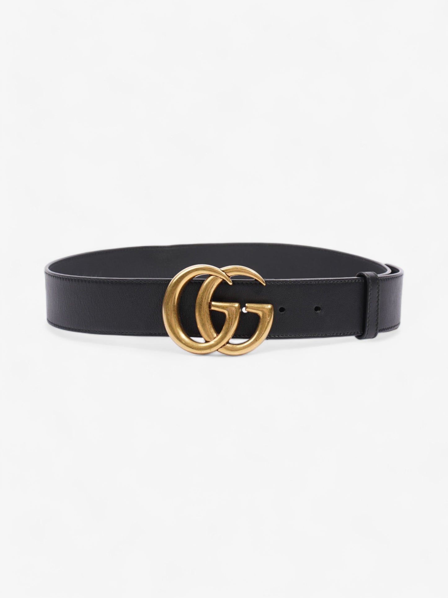 Gucci GG Marmont Belt Black Leather 75cm 30"