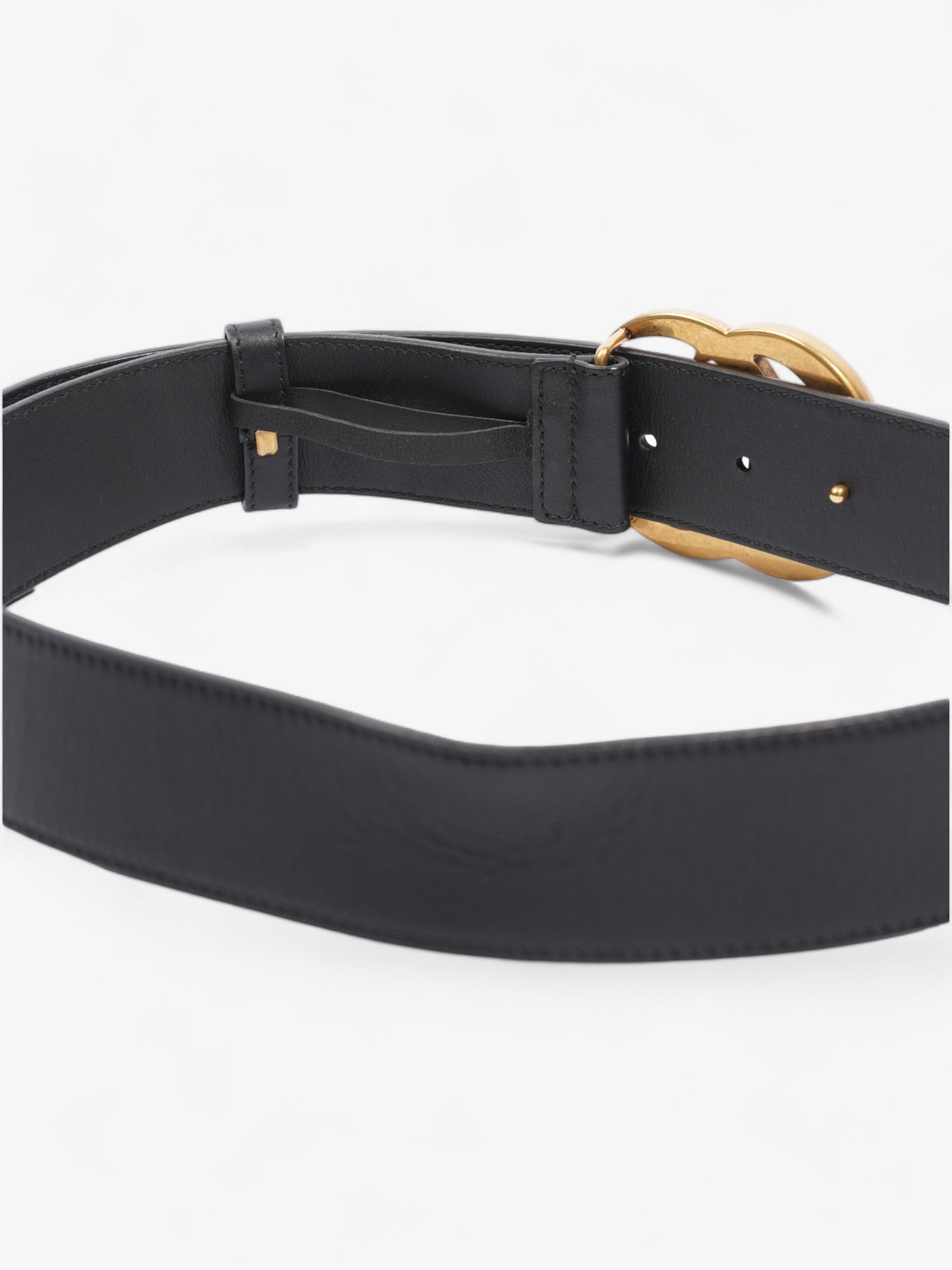 Gucci GG Marmont Belt Black Leather 75cm 30"