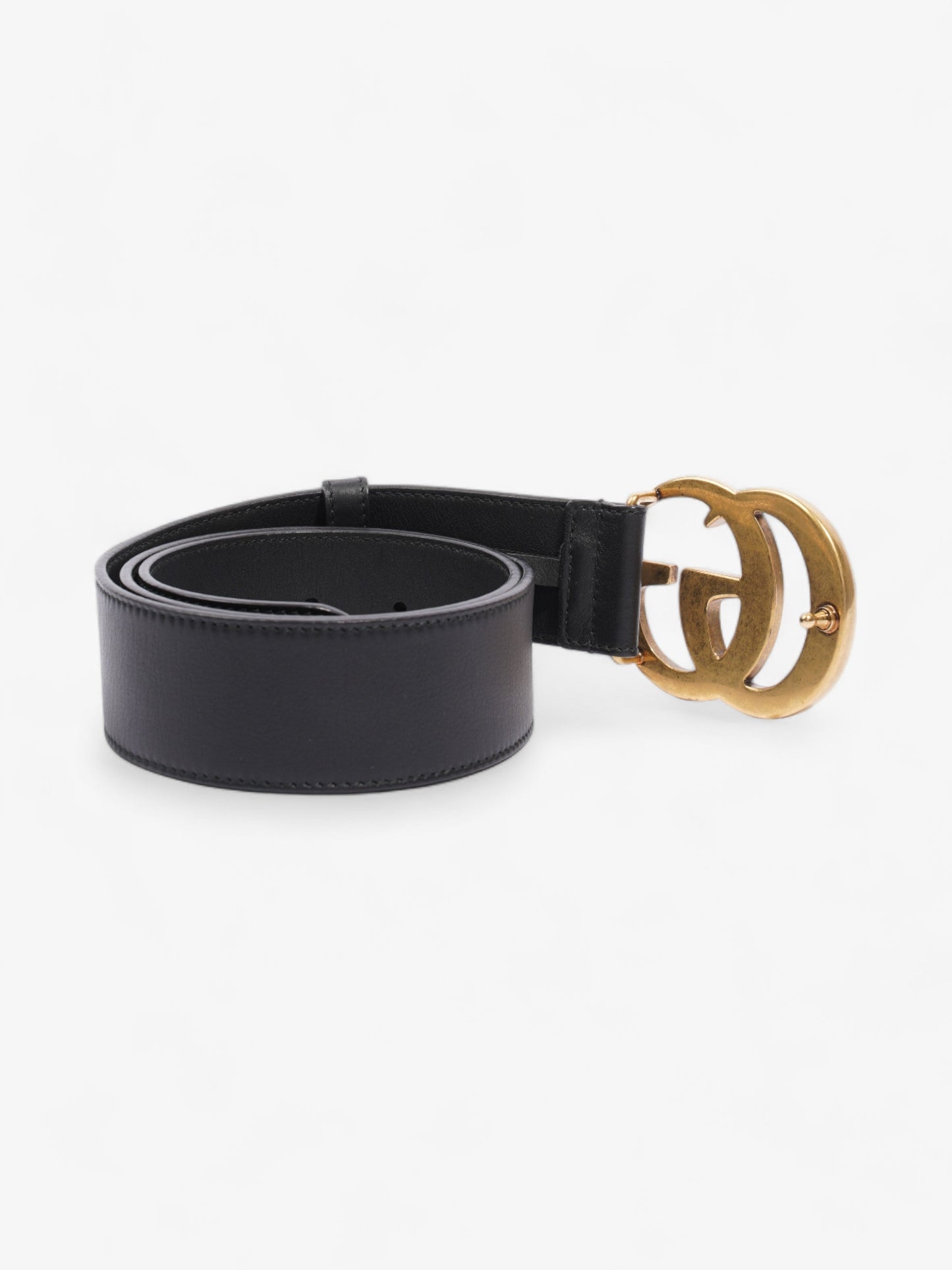 Gucci GG Marmont Belt Black Leather 75cm 30"