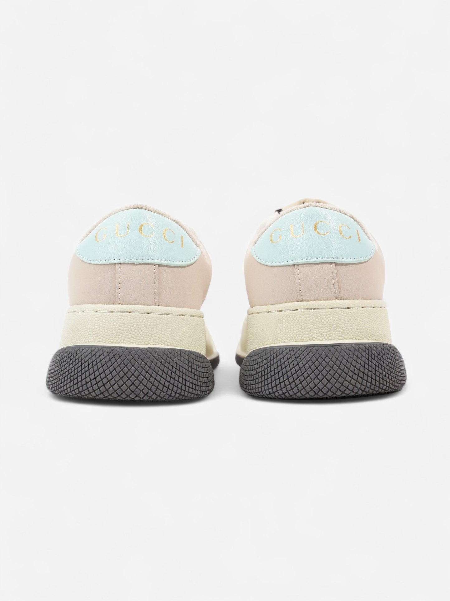 Gucci Screener Sneakers Pink / Beige / Teel Canvas EU 37 UK 4