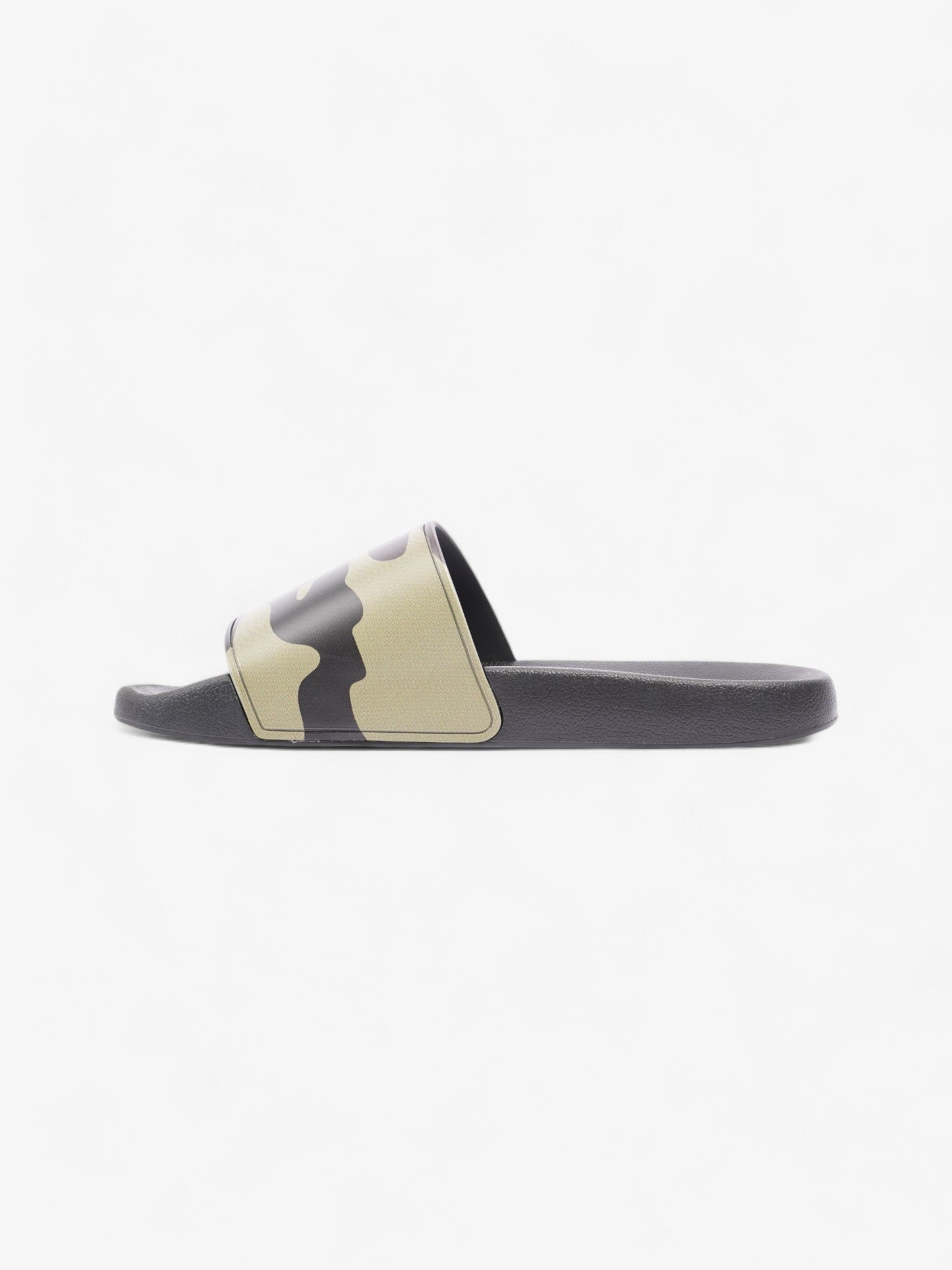 Burberry Camo Slides Khaki / Black Rubber EU 41 UK 7