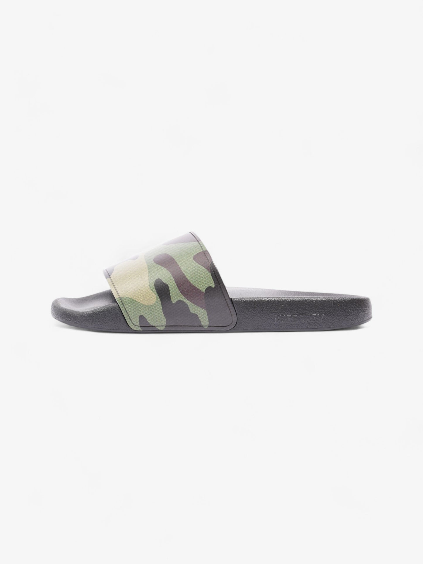 Burberry Camo Slides Khaki / Black Rubber EU 41 UK 7