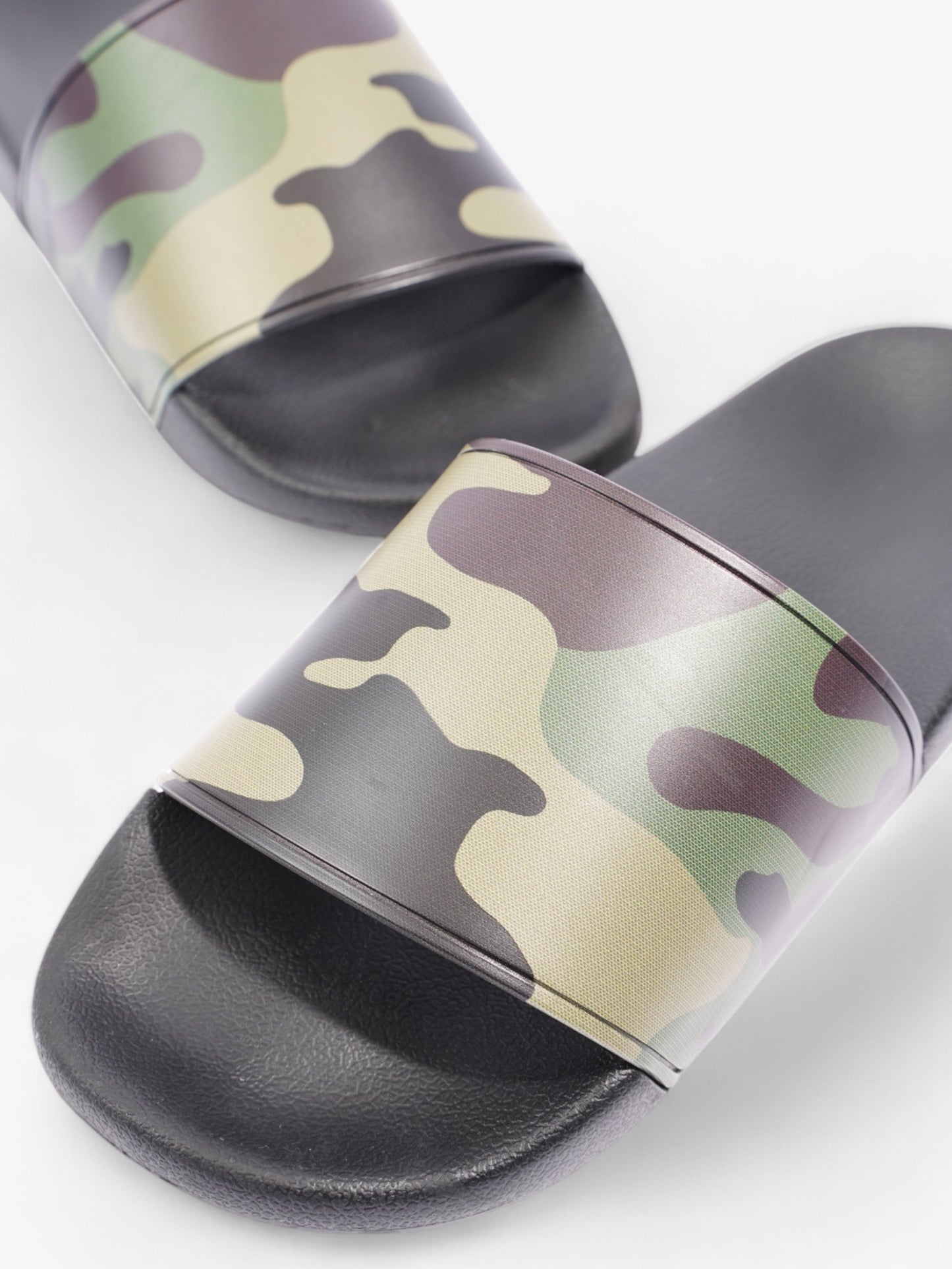 Burberry Camo Slides Khaki / Black Rubber EU 41 UK 7