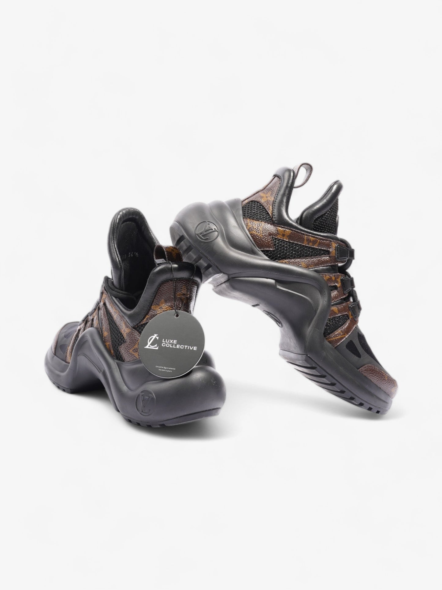 Louis Vuitton Archlight Sneakers Black / Brown Monogram Mesh EU 36.5 UK 3.5