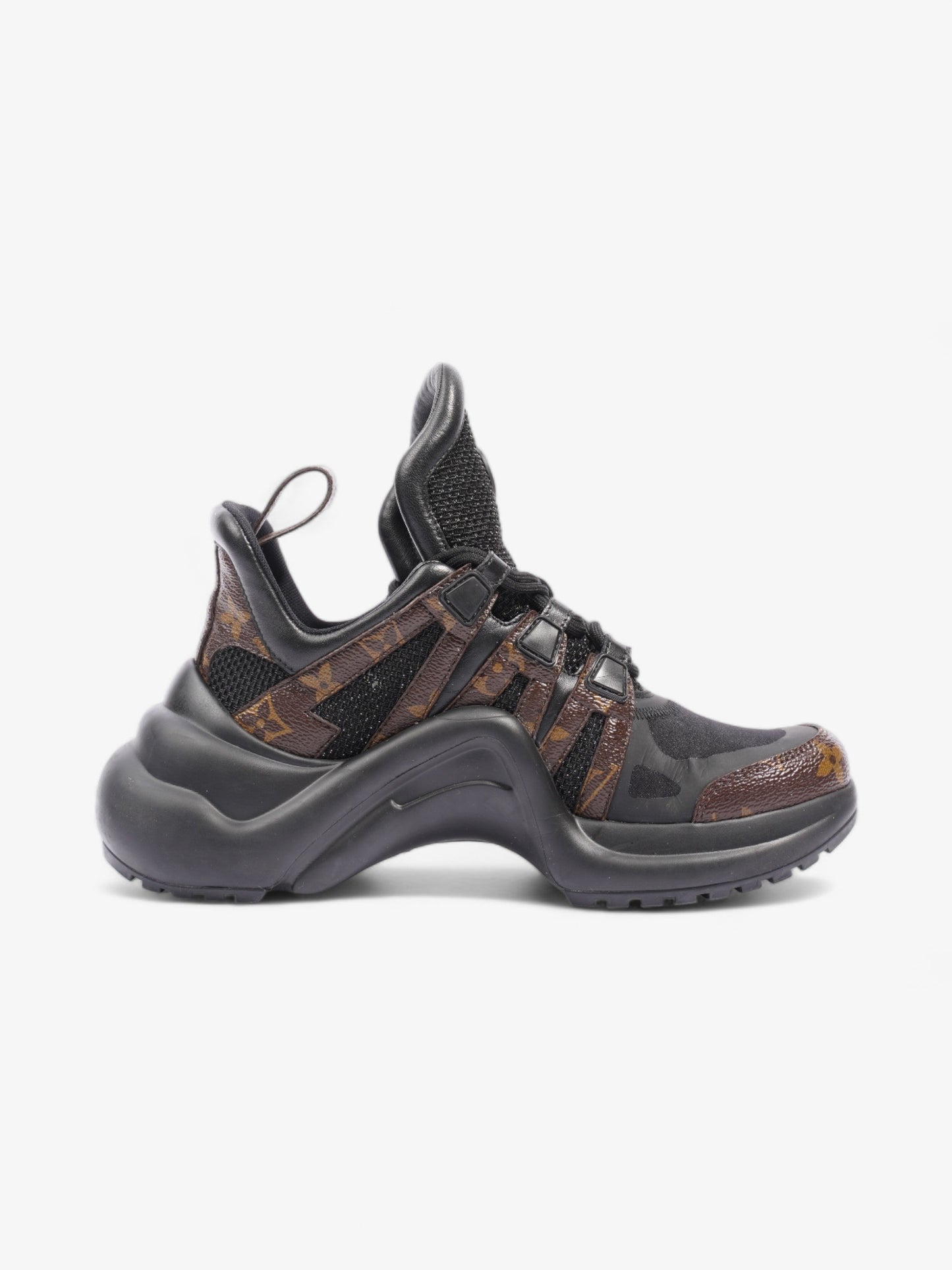 Louis Vuitton Archlight Sneakers Black / Brown Monogram Mesh EU 36.5 UK 3.5