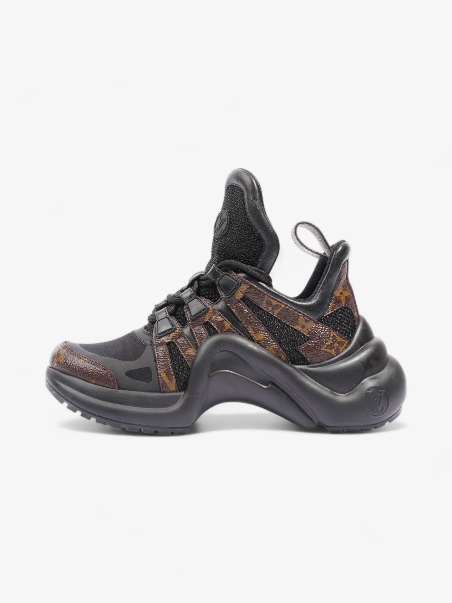 Louis Vuitton Archlight Sneakers Black / Brown Monogram Mesh EU 36.5 UK 3.5