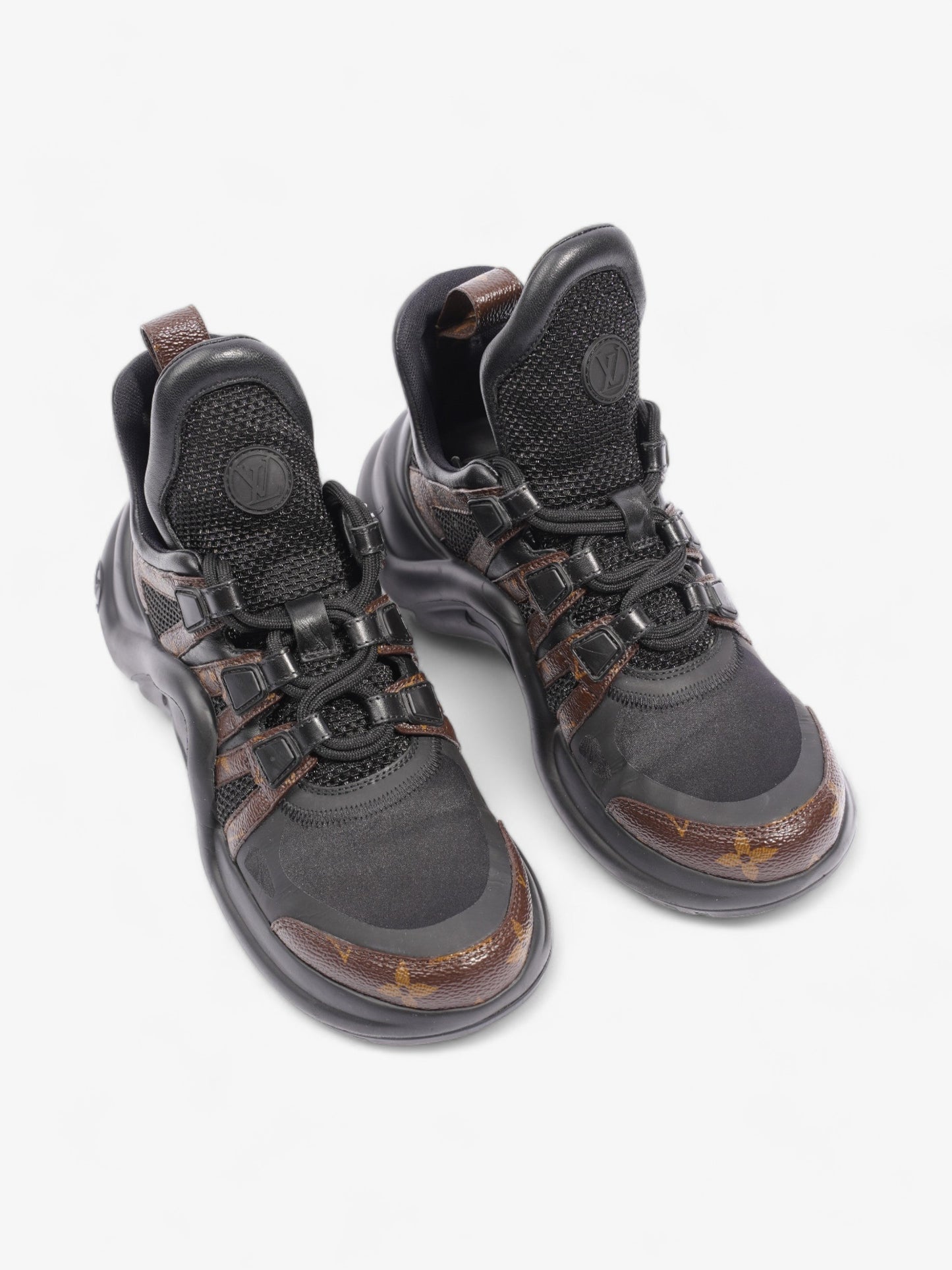 Louis Vuitton Archlight Sneakers Black / Brown Monogram Mesh EU 36.5 UK 3.5