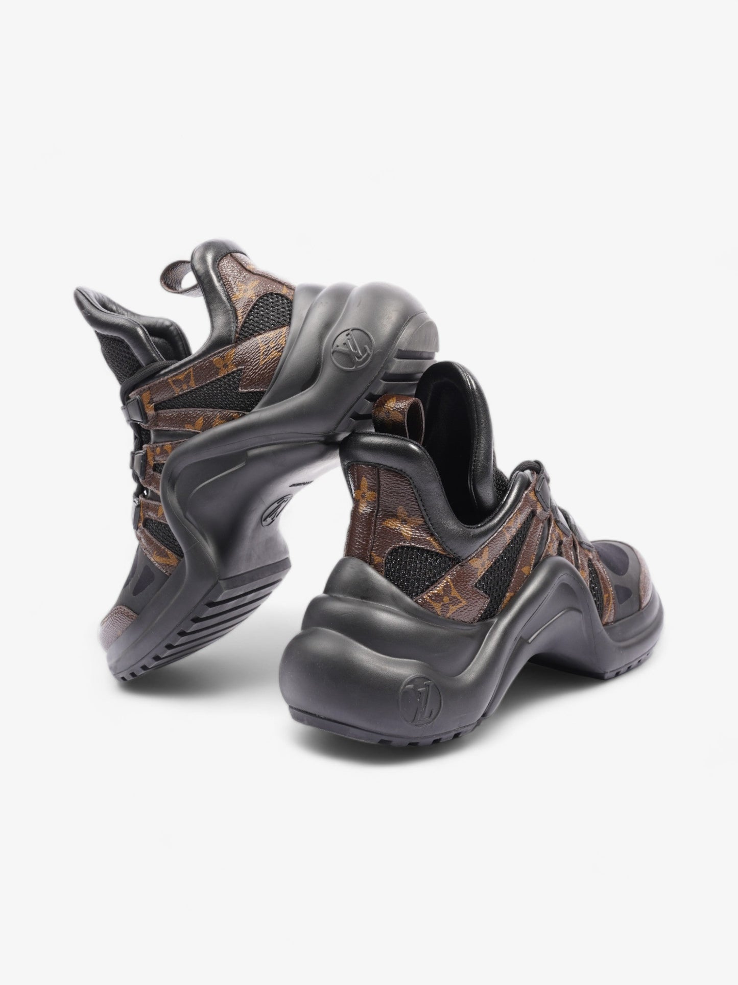 Louis Vuitton Archlight Sneakers Black / Brown Monogram Mesh EU 36.5 UK 3.5