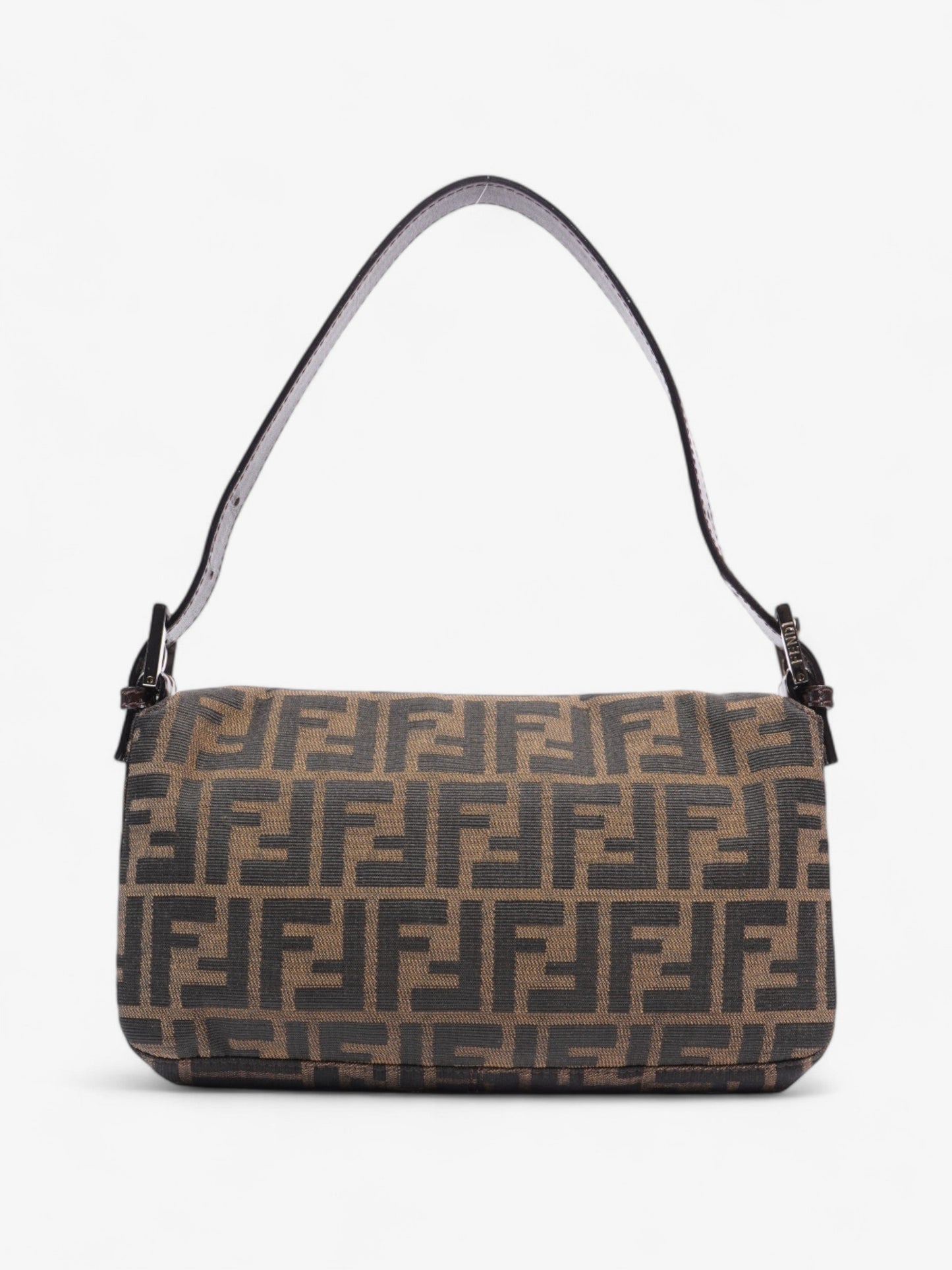 Fendi Zucca Baguette Tobacco / Dark Brown Cotton