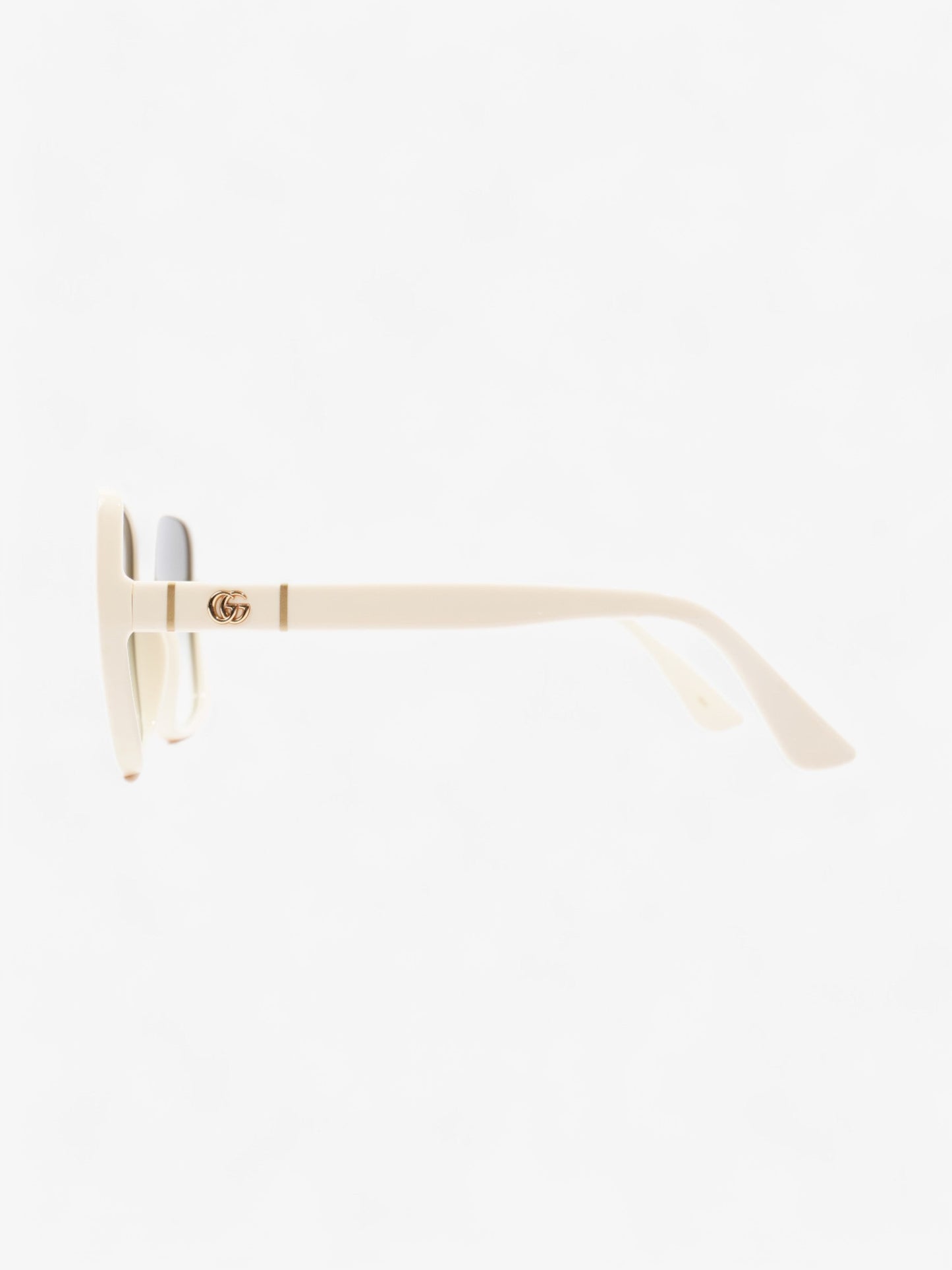 Gucci Oversized Sunglasses Cream Acetate 145mm