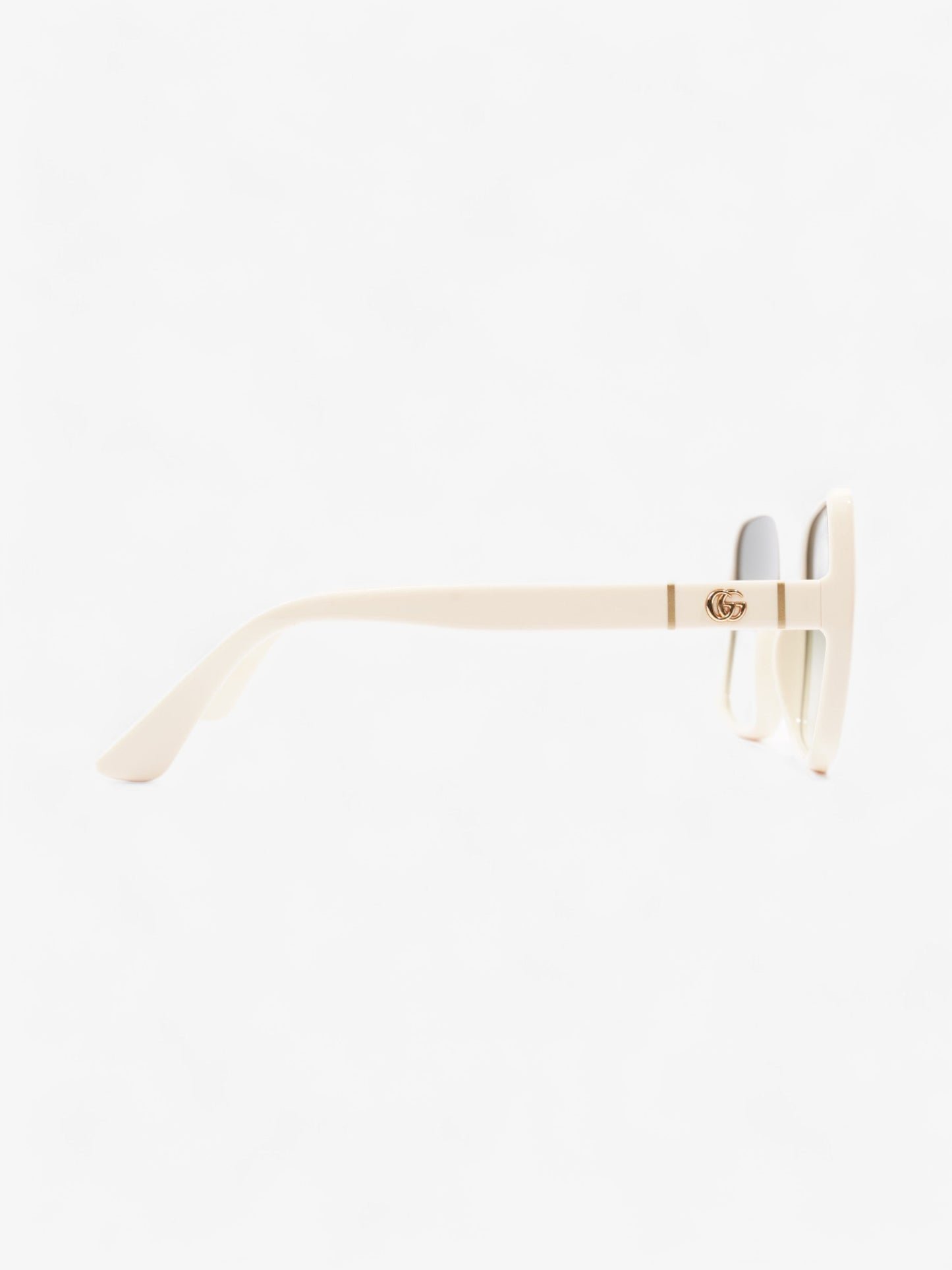 Gucci Oversized Sunglasses Cream Acetate 145mm