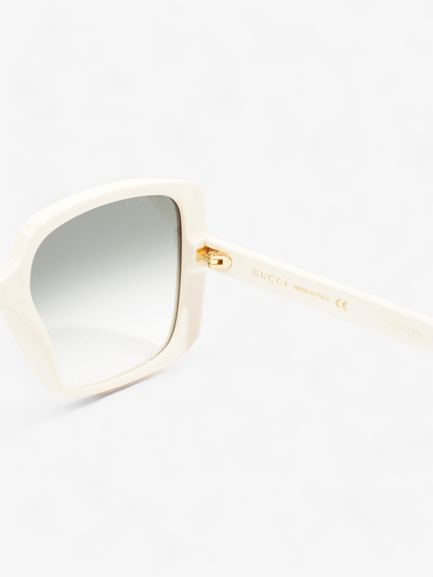 Gucci Oversized Sunglasses Cream Acetate 145mm