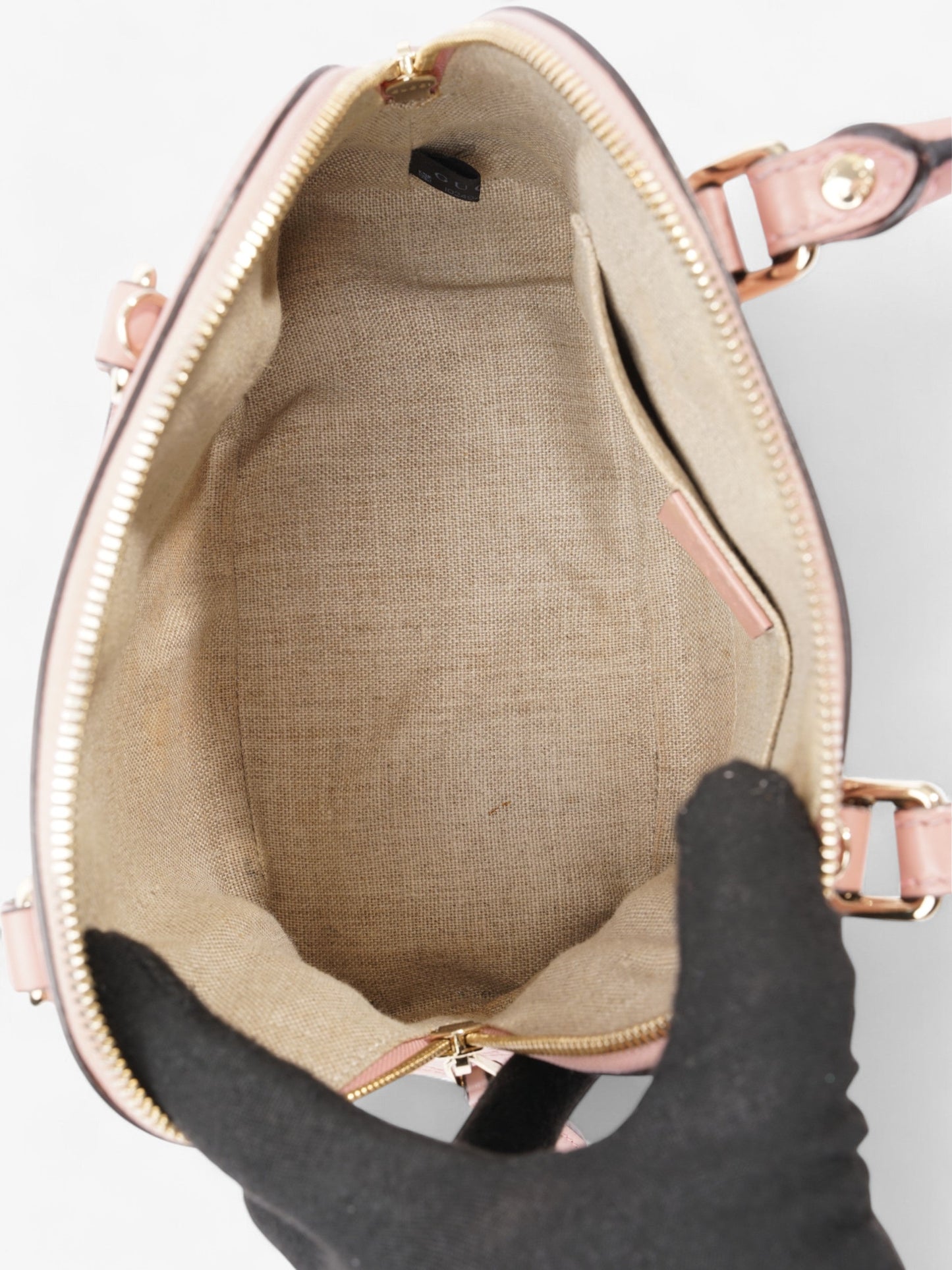 Gucci Dome Bag Pink Guccissima Leather Mini