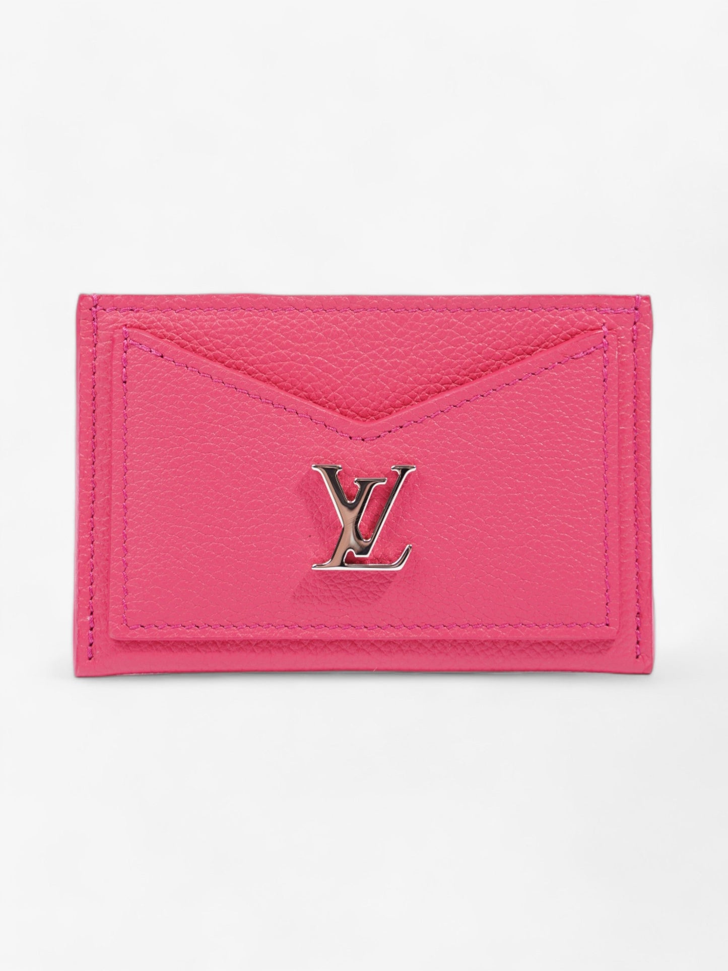 Louis Vuitton Lockme Card Holder Pink Leather